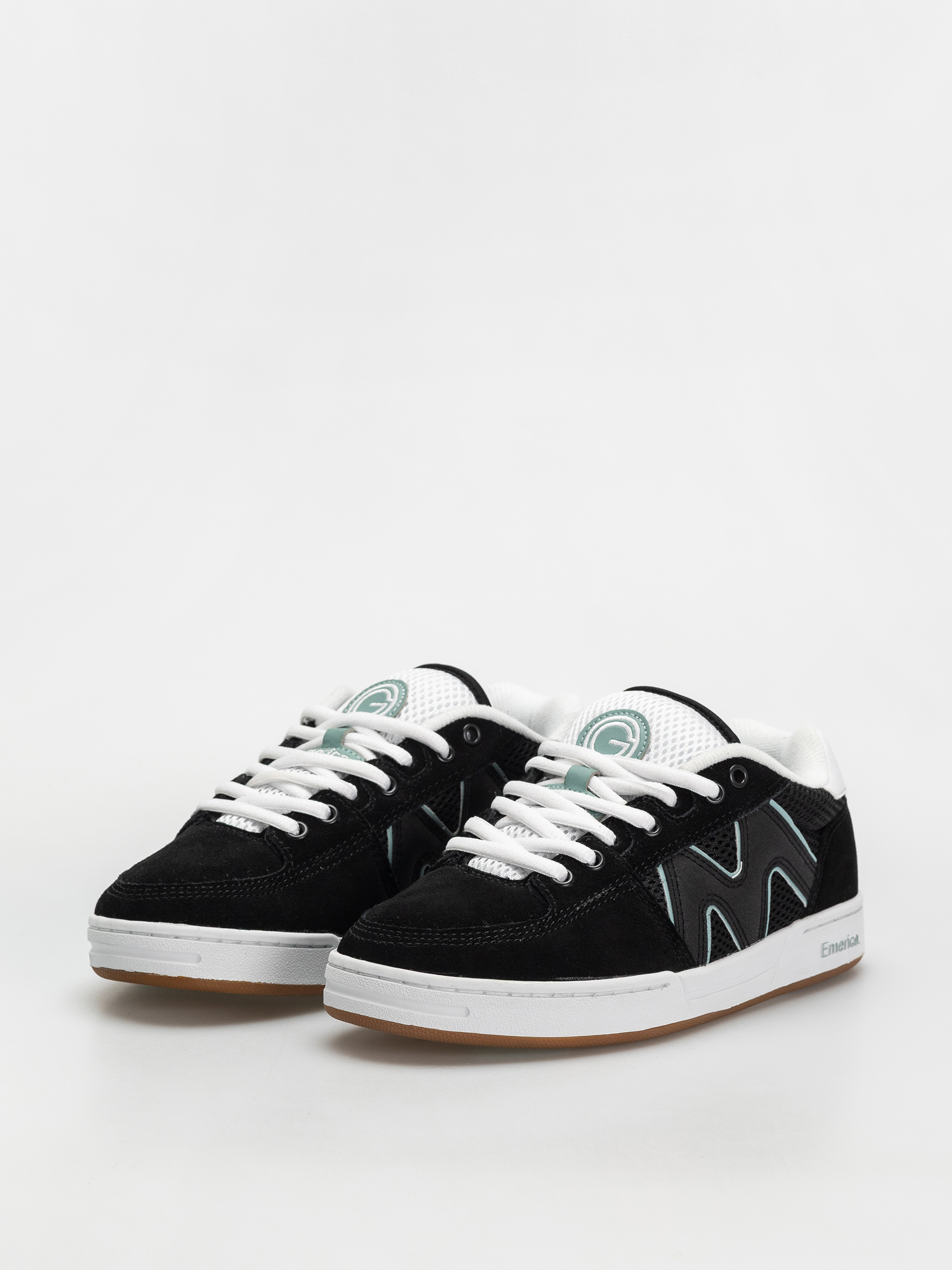 Pantofi Emerica Og 1 (black/white/green)