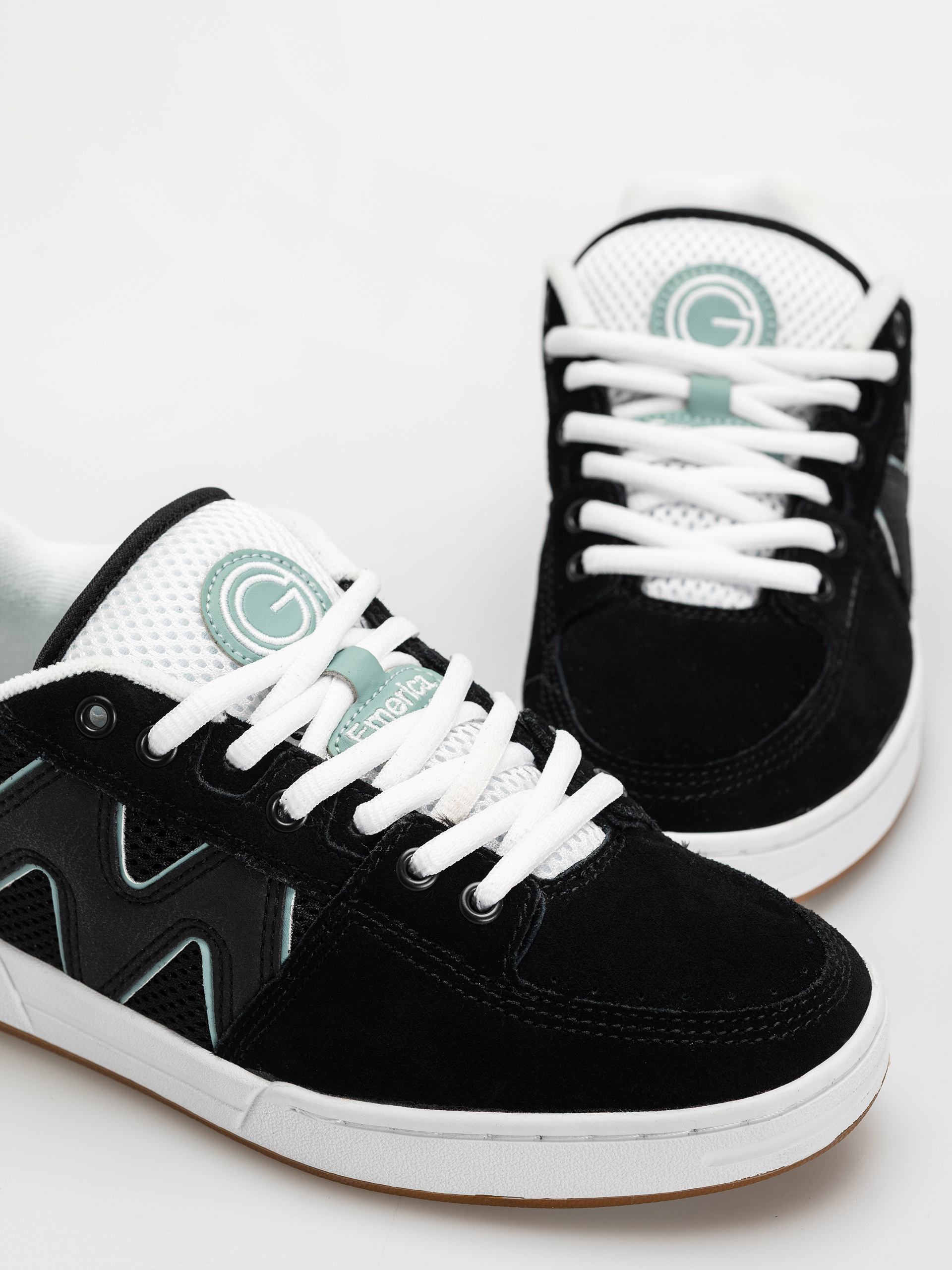 Pantofi Emerica Og 1 (black/white/green)