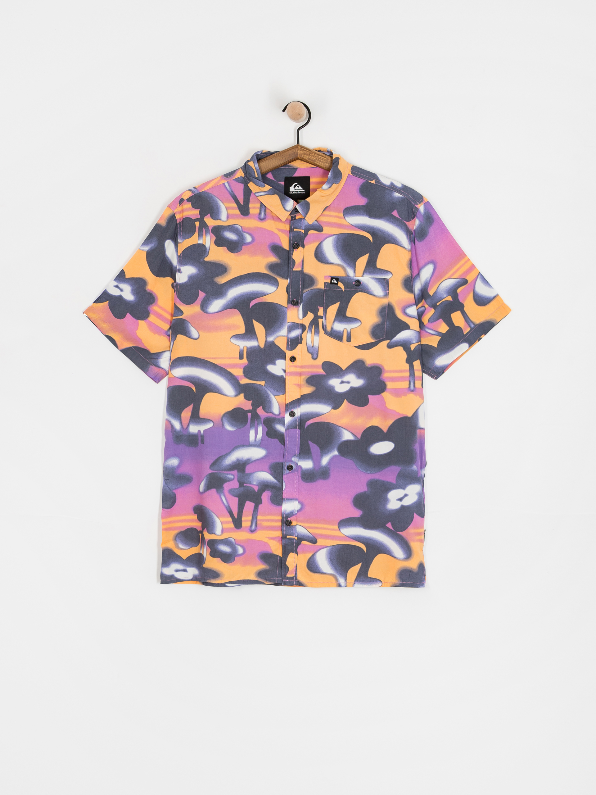 Cămașă Quiksilver Safe Paradise (vintage violet biophilia)