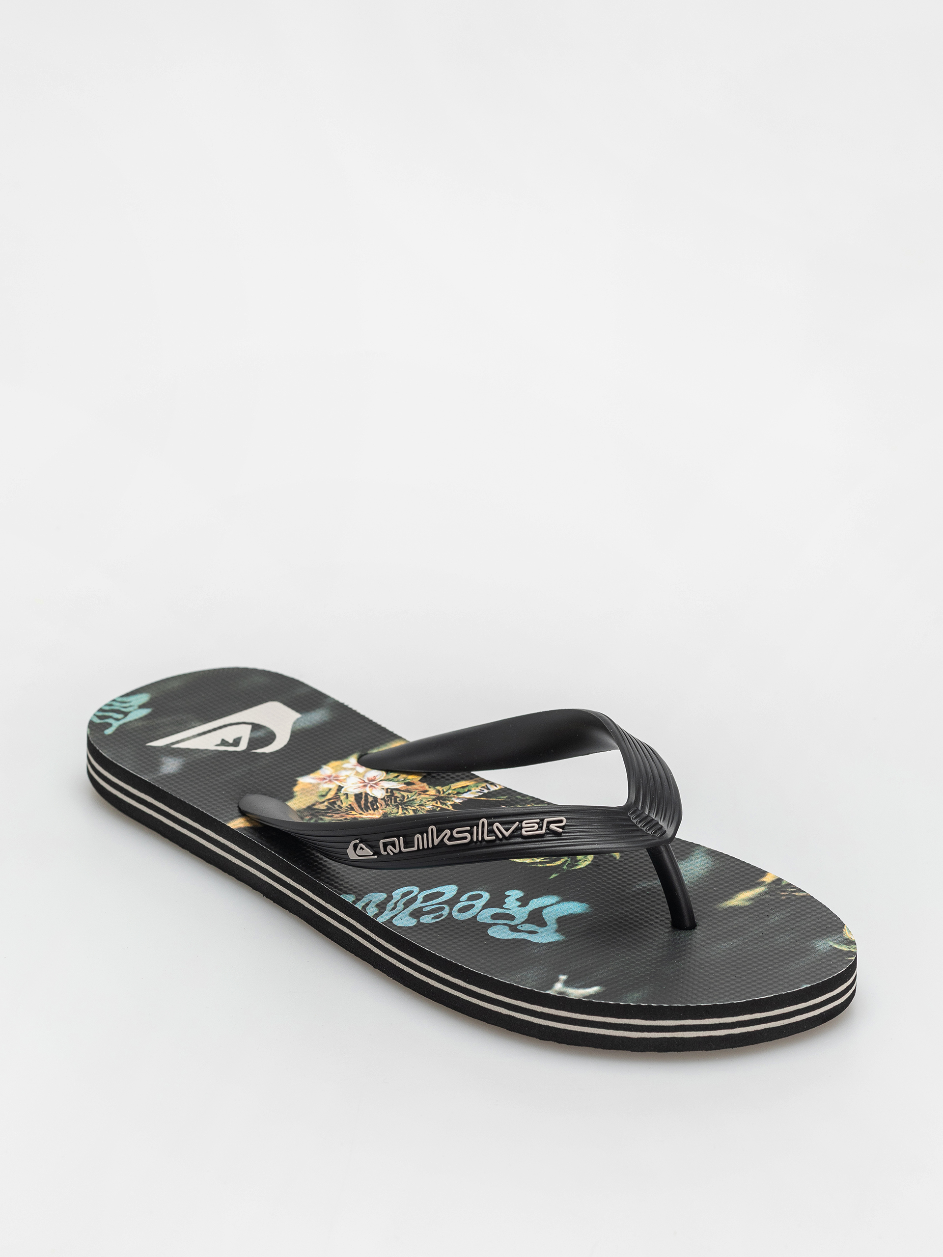 papuci de plajă Quiksilver Molokai Art 25 (black naturama)