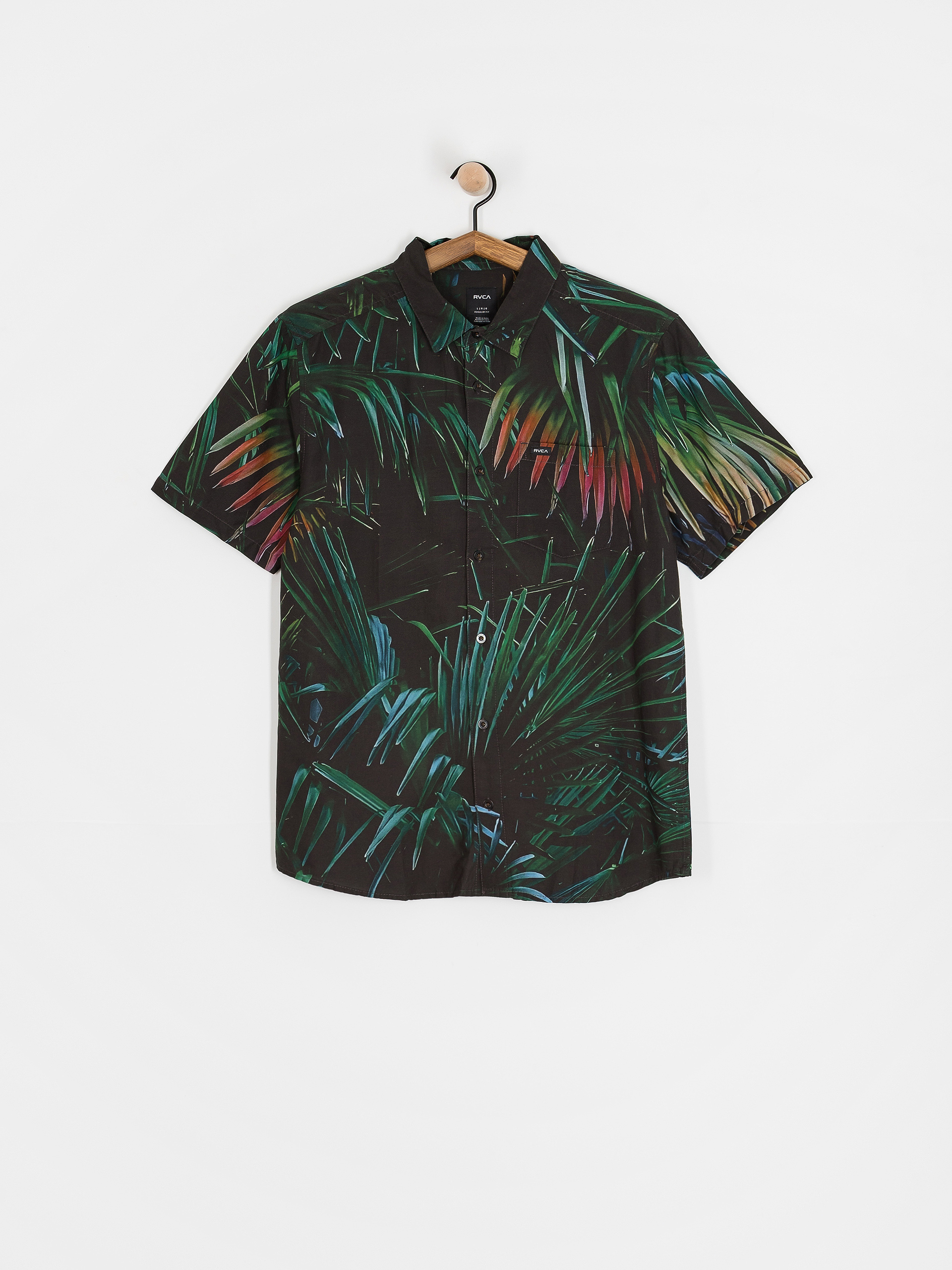 Tricou RVCA Hawaii Palms (black)