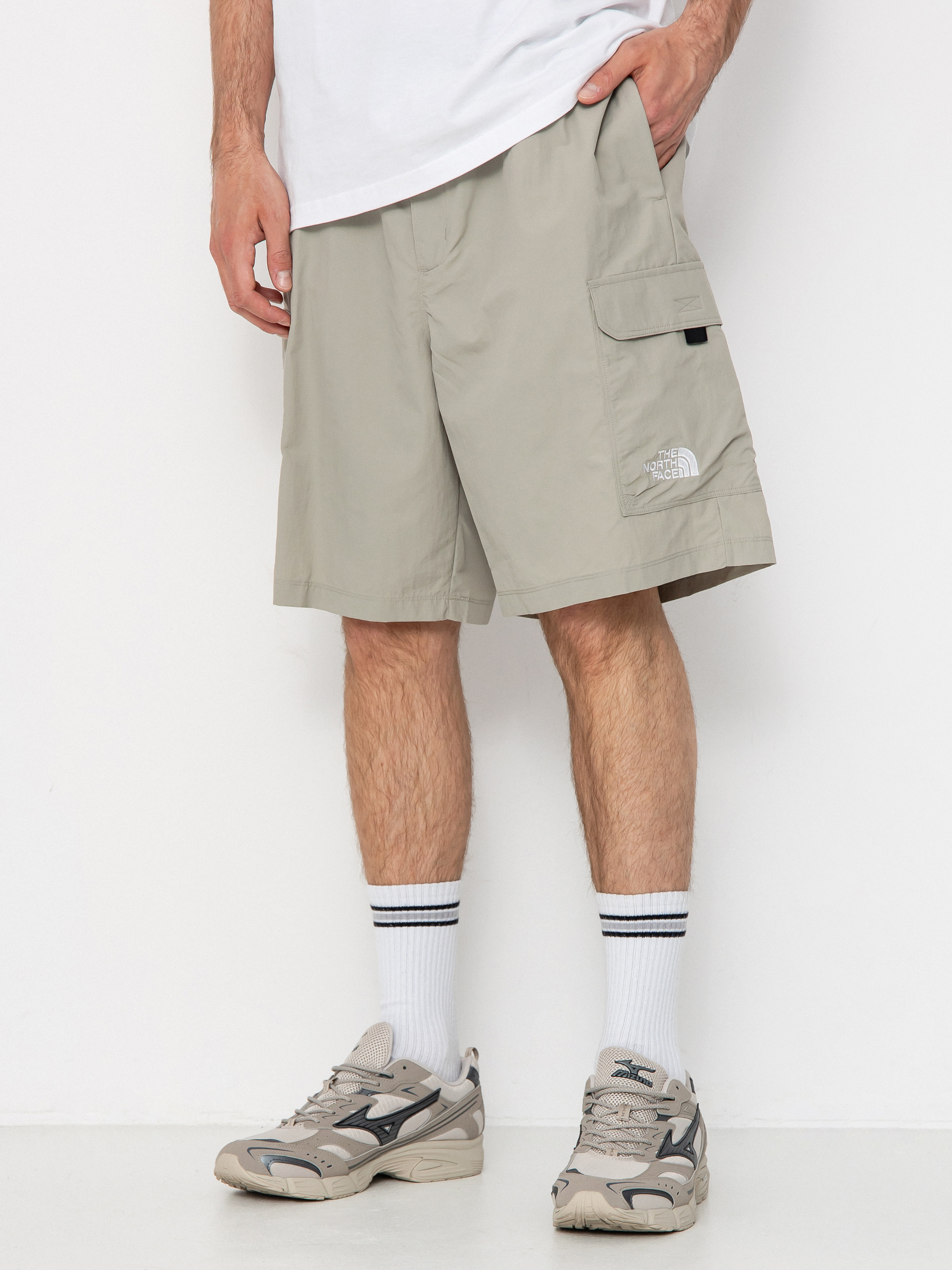 Pantaloni scurți The North Face Nse Short gri (clay grey)