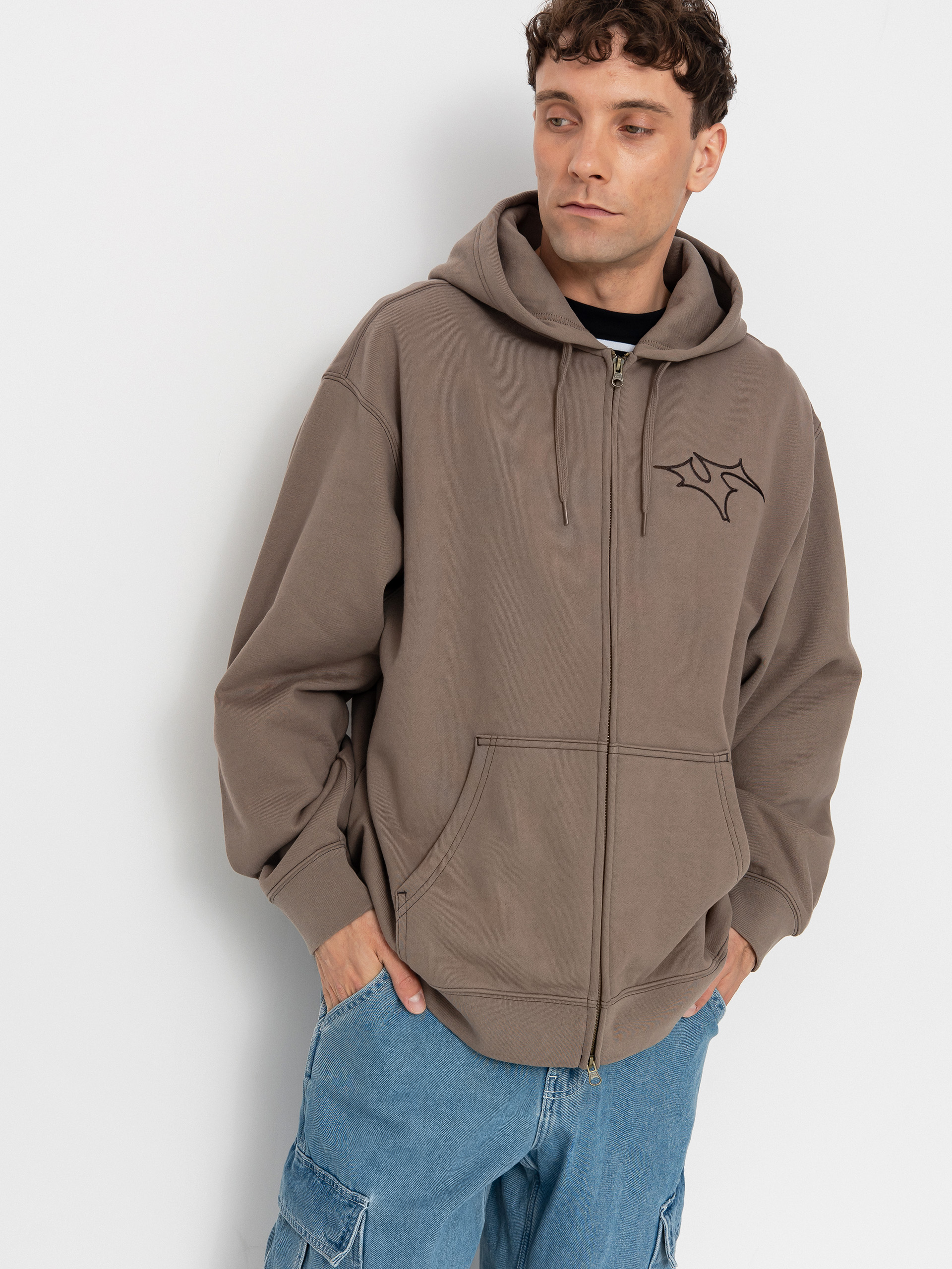 Hanorac cu glugă Vans Skate V Thorn ZHD (walnut)