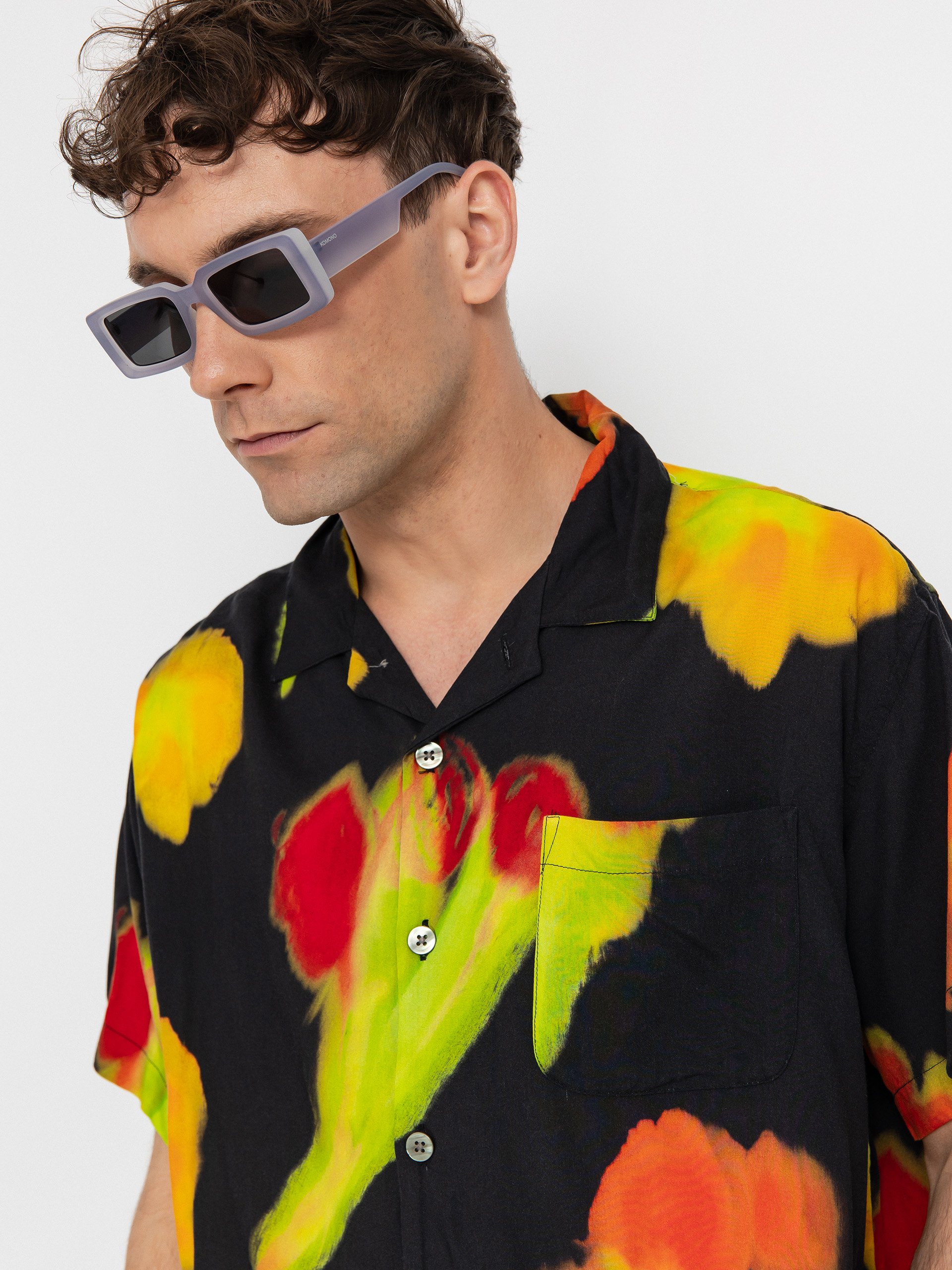 Cămașă OBEY Kinney (black multi)