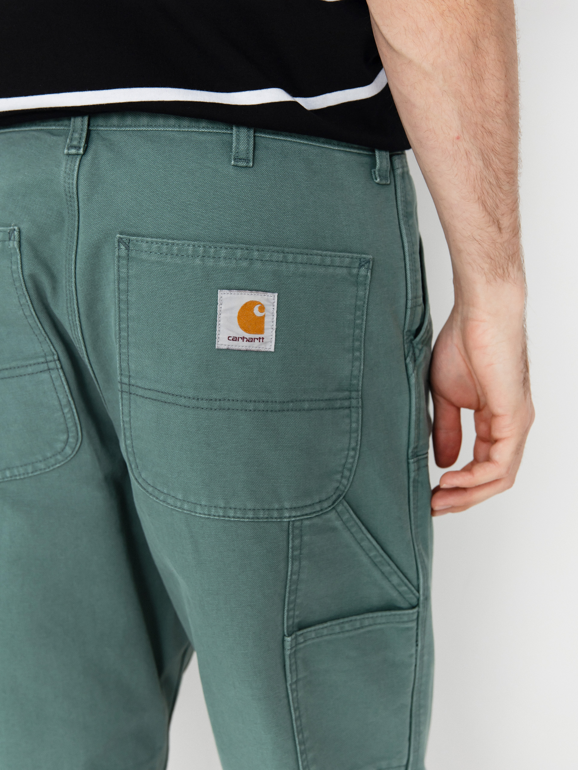 Pantaloni Carhartt WIP Double Knee (silver pine)