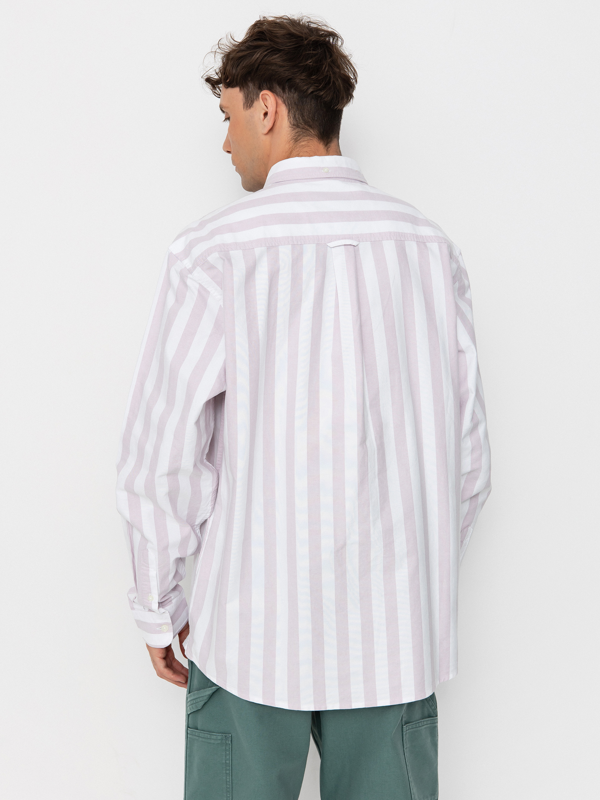 Cămașă Carhartt WIP Dillion (dillion stripe/hortensia/white)