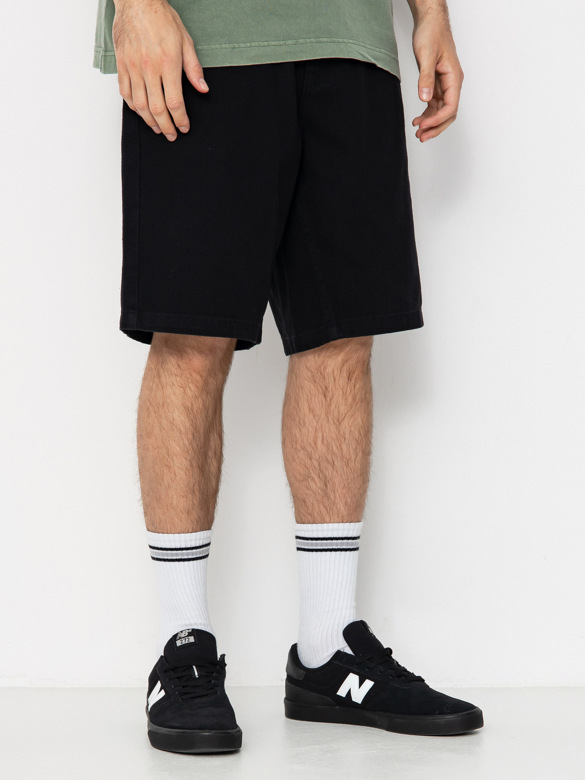 Pantaloni scurți Iriedaily Nanolo (black)