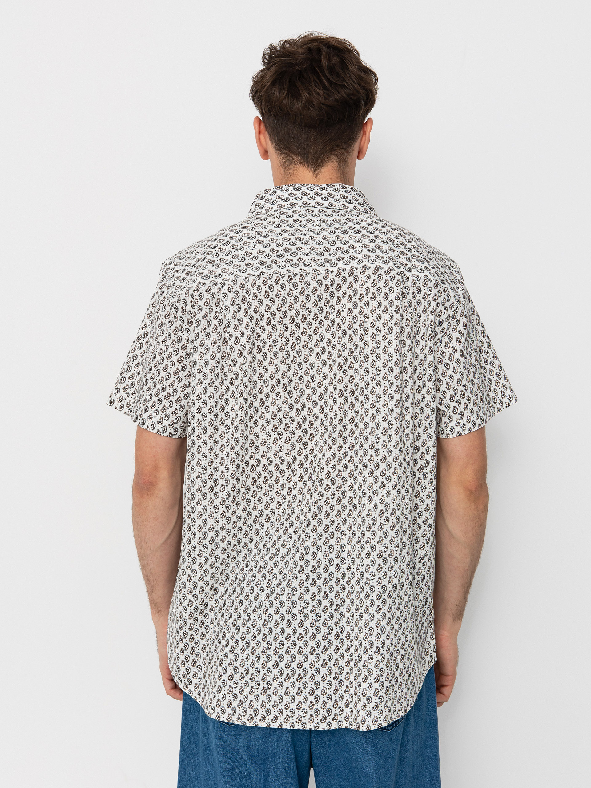 Cămașă Brixton Charter Print (off white/paisley)