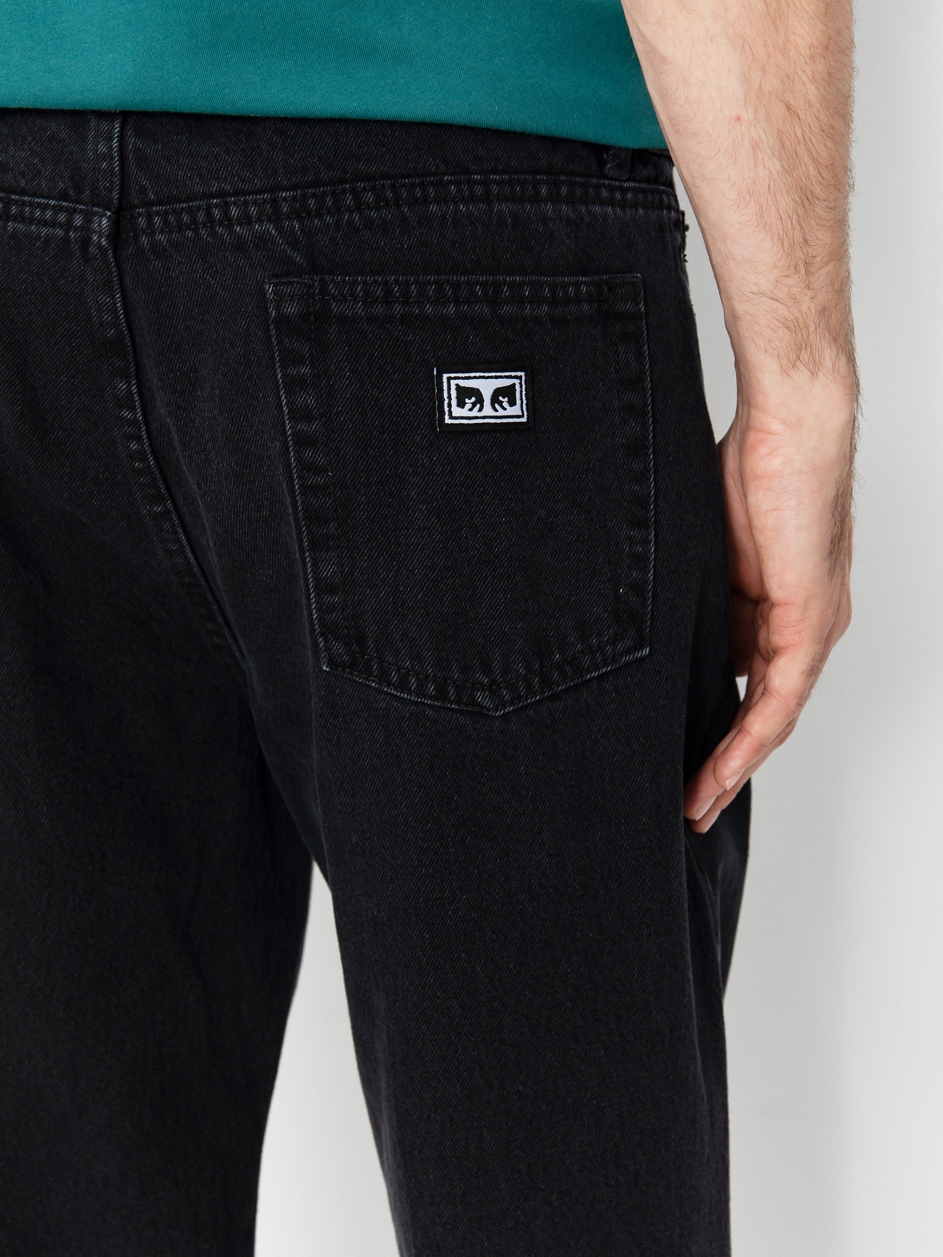 Pantaloni OBEY Hardwork Denim (faded black)