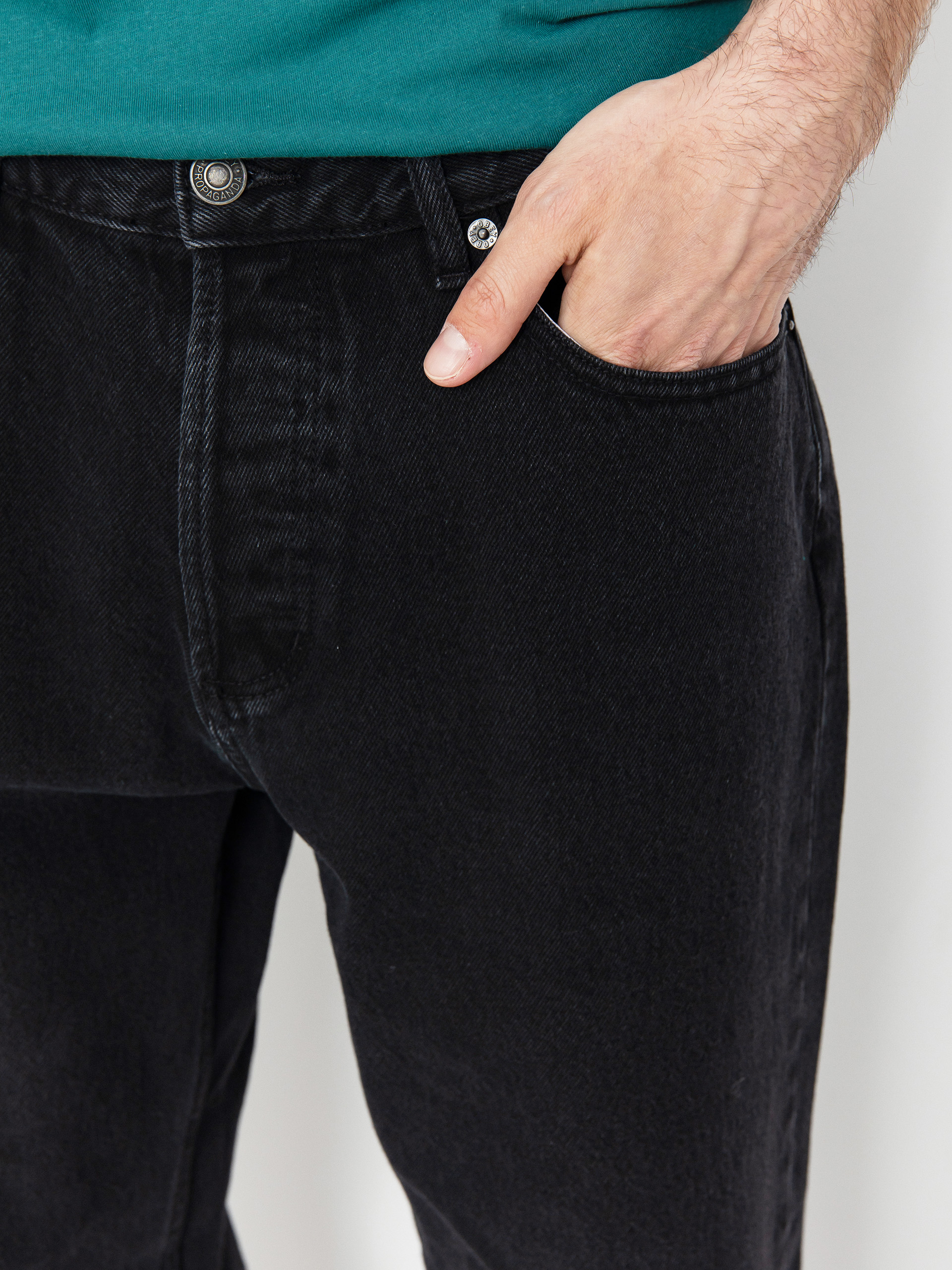 Pantaloni OBEY Hardwork Denim (faded black)