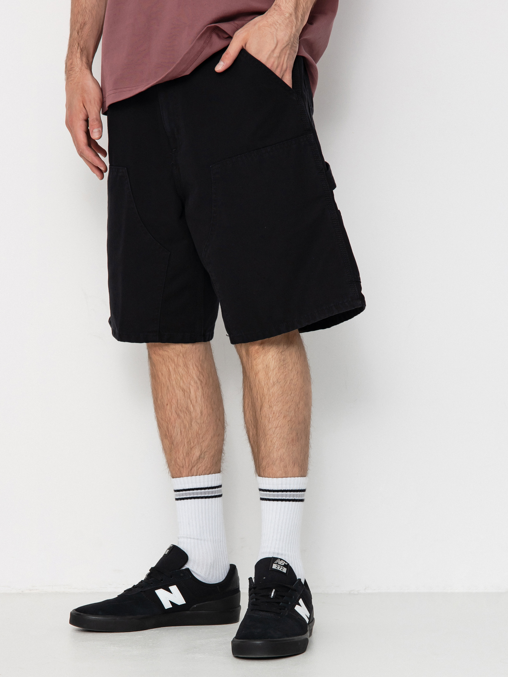 Pantaloni scurți Carhartt WIP Double Knee (black)
