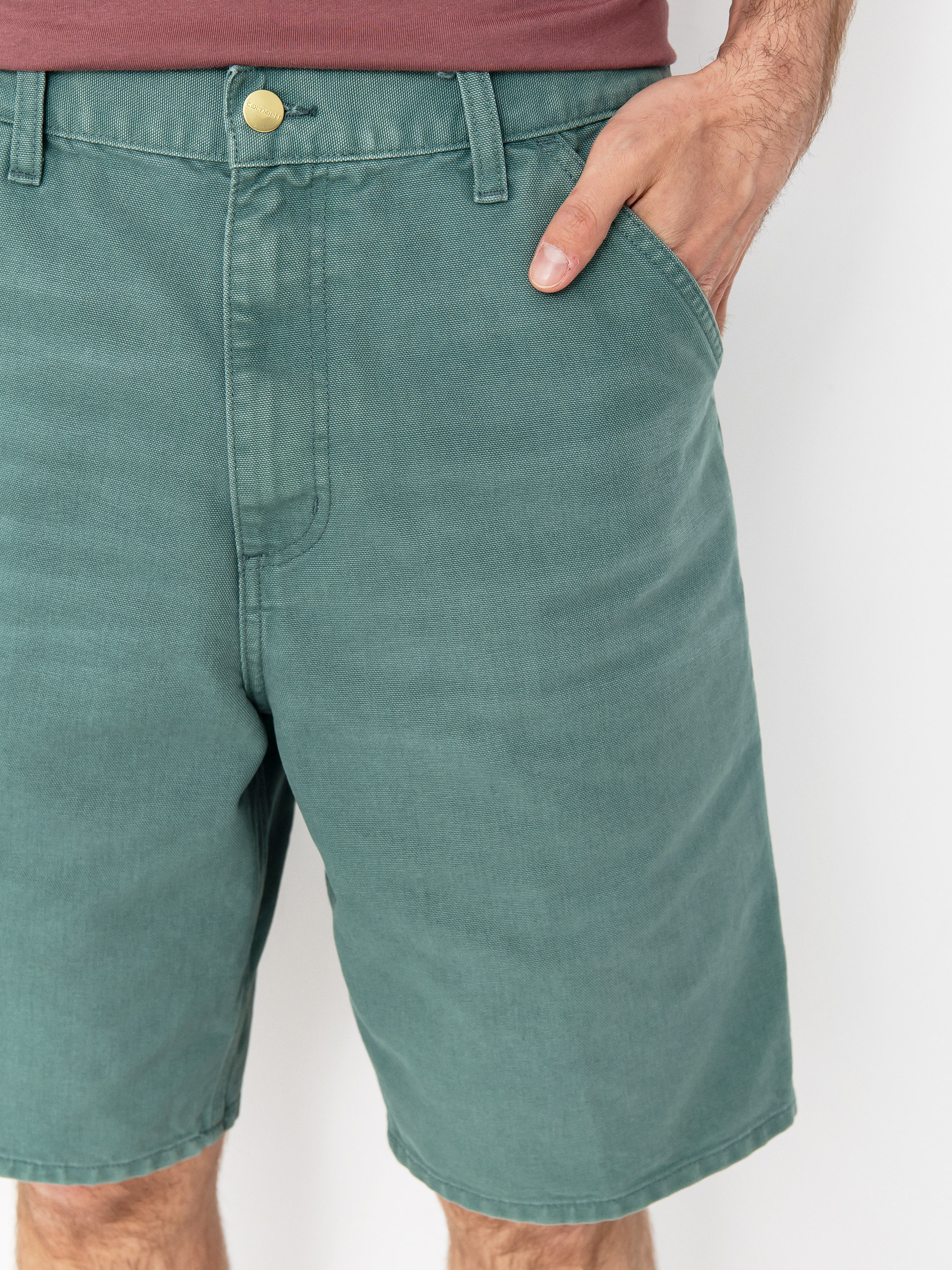 Pantaloni scurți Carhartt WIP Single Knee (silver pine)