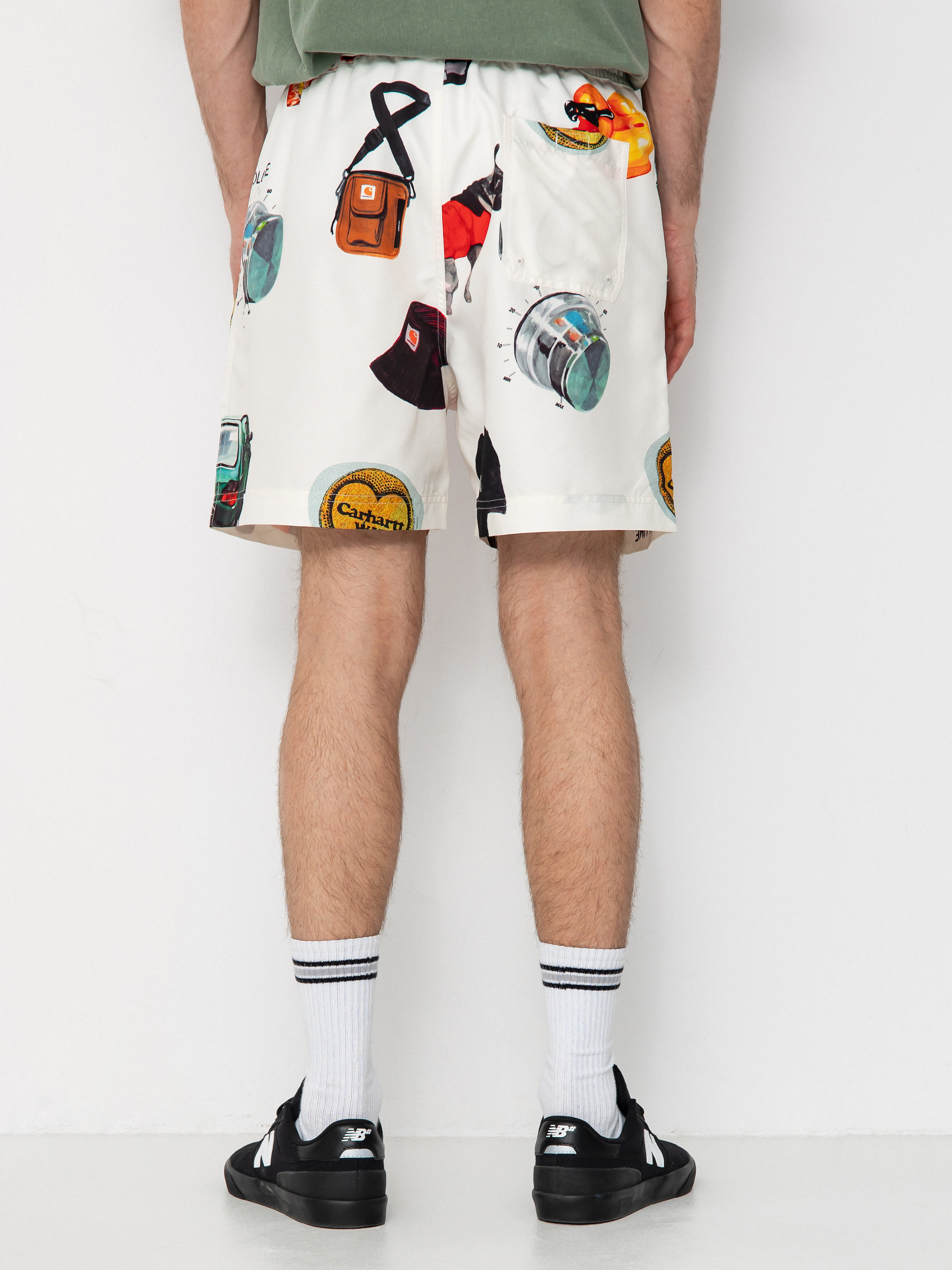 Pantaloni scurți Carhartt WIP Chase Swim (jacob rochester print/wax)