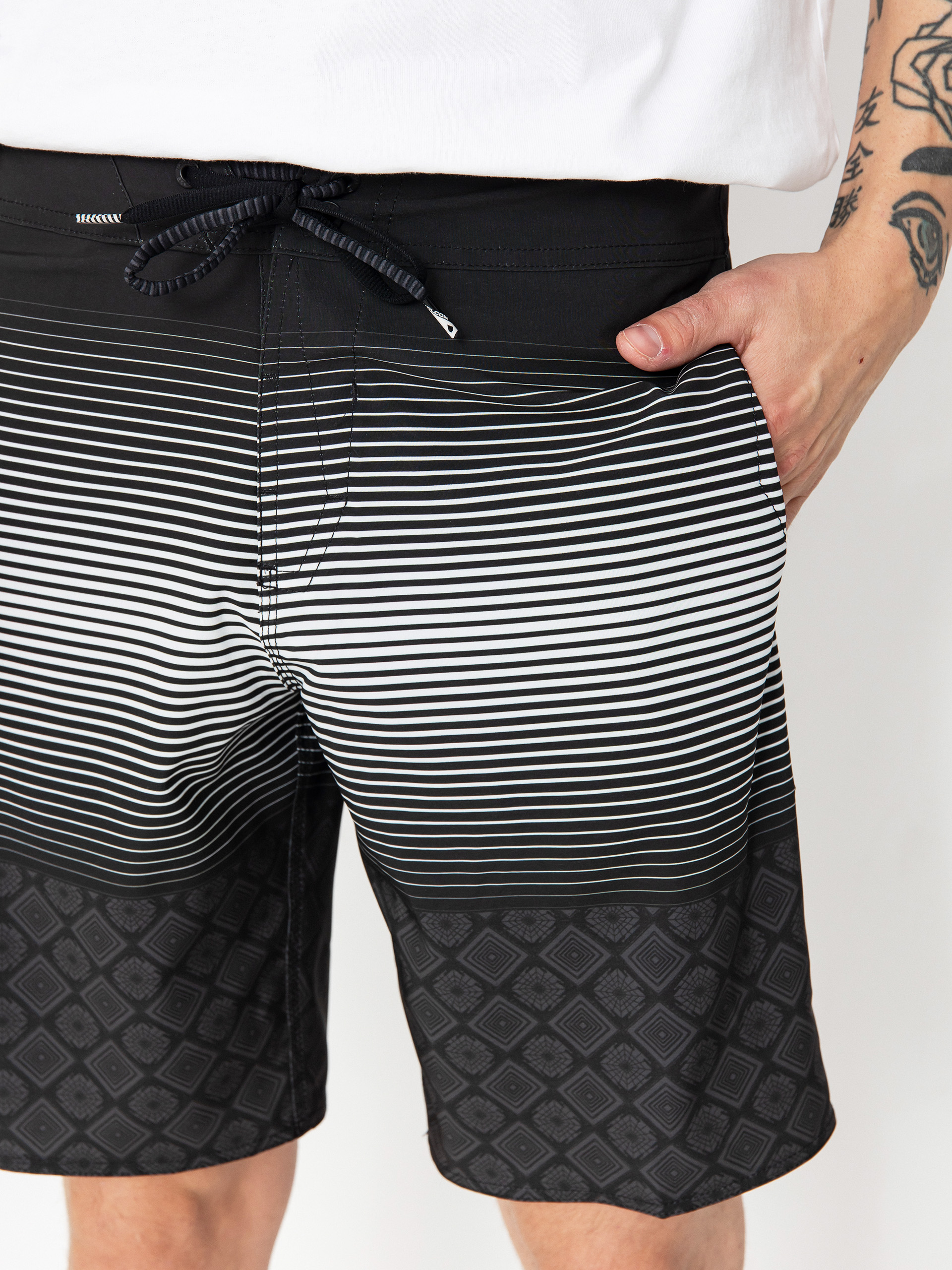 Șort Volcom Lido Stripe Mod 20 (black)