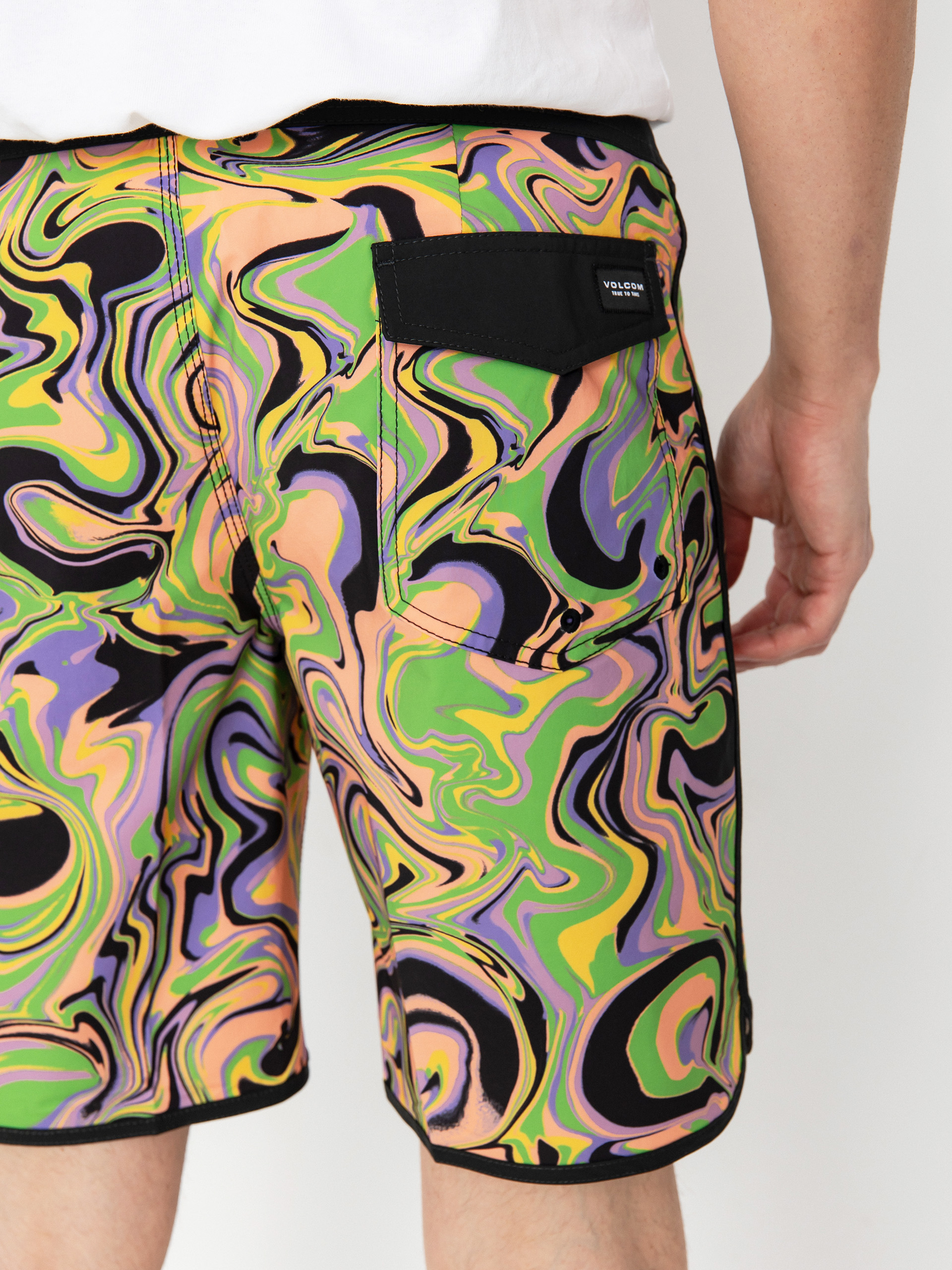 Șort Volcom Infuse Scallop Mod 19 (steel purple)