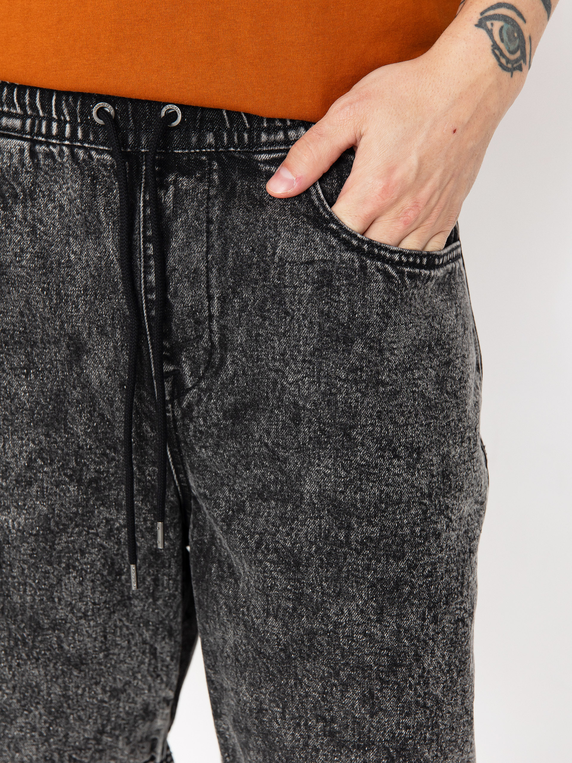 Pantaloni scurți Volcom Freazy Loose Ew 22 (light acid black)