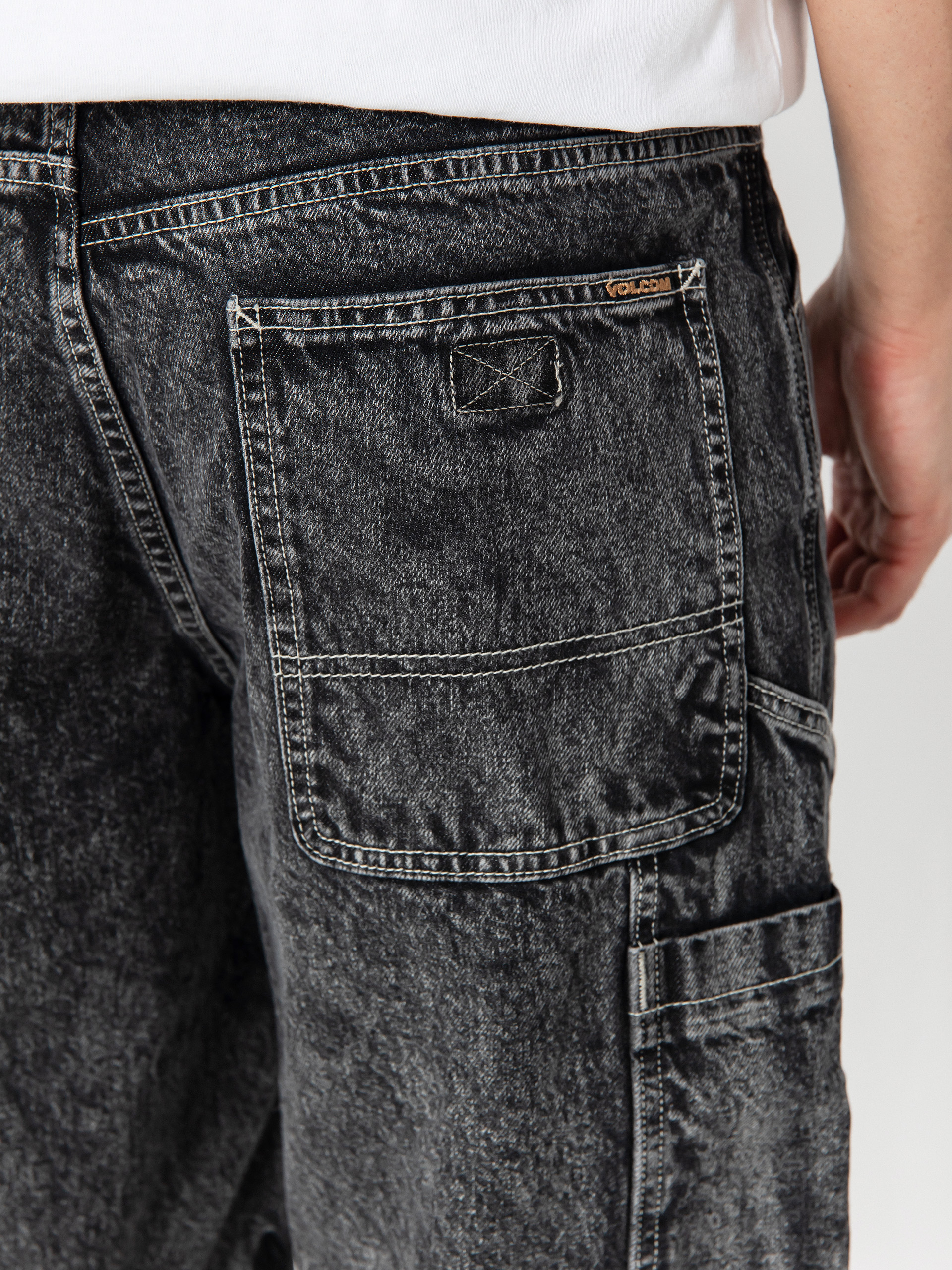 Pantaloni scurți Volcom Labored Utility (light acid black)