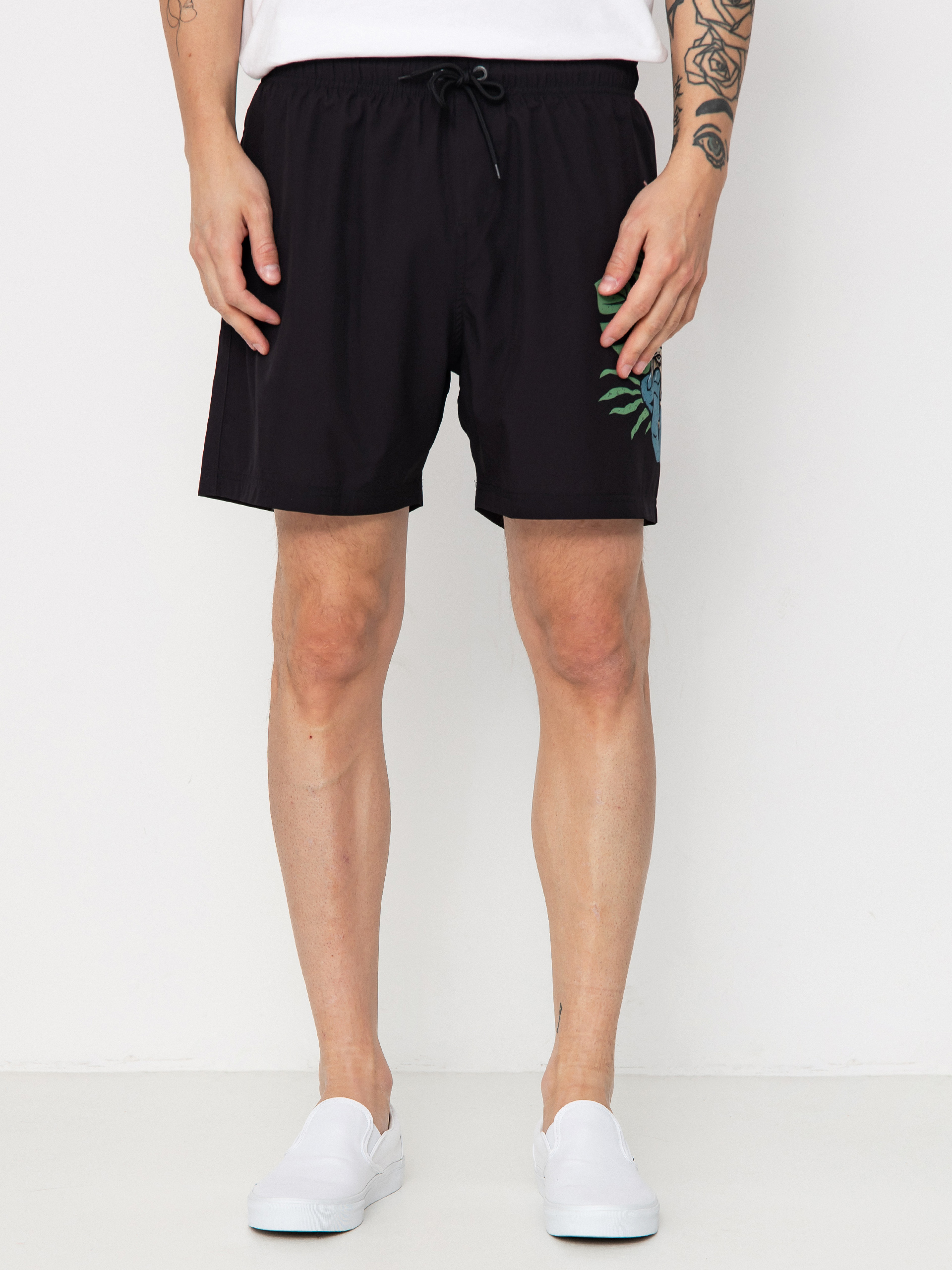Pantaloni scurți Santa Cruz Tiki Hand (black)
