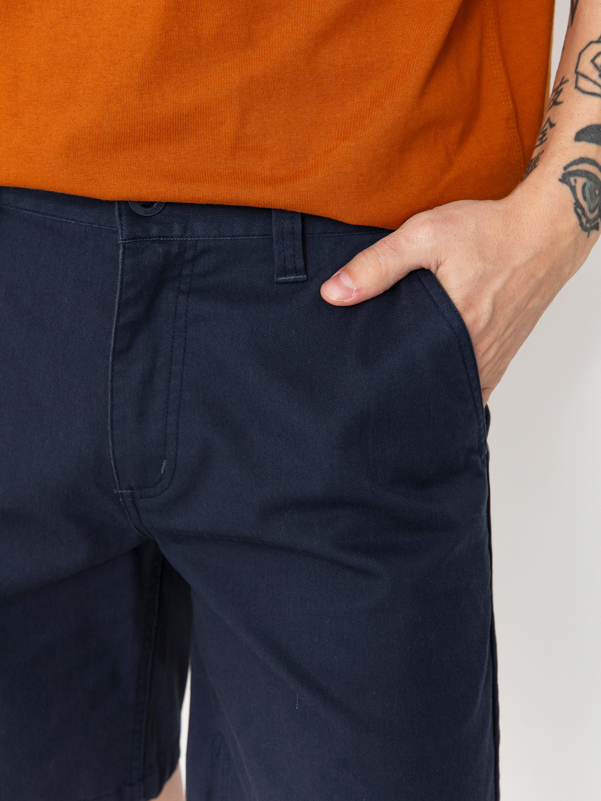 Pantaloni scurți Brixton Choice Chino 19 (washed navy)