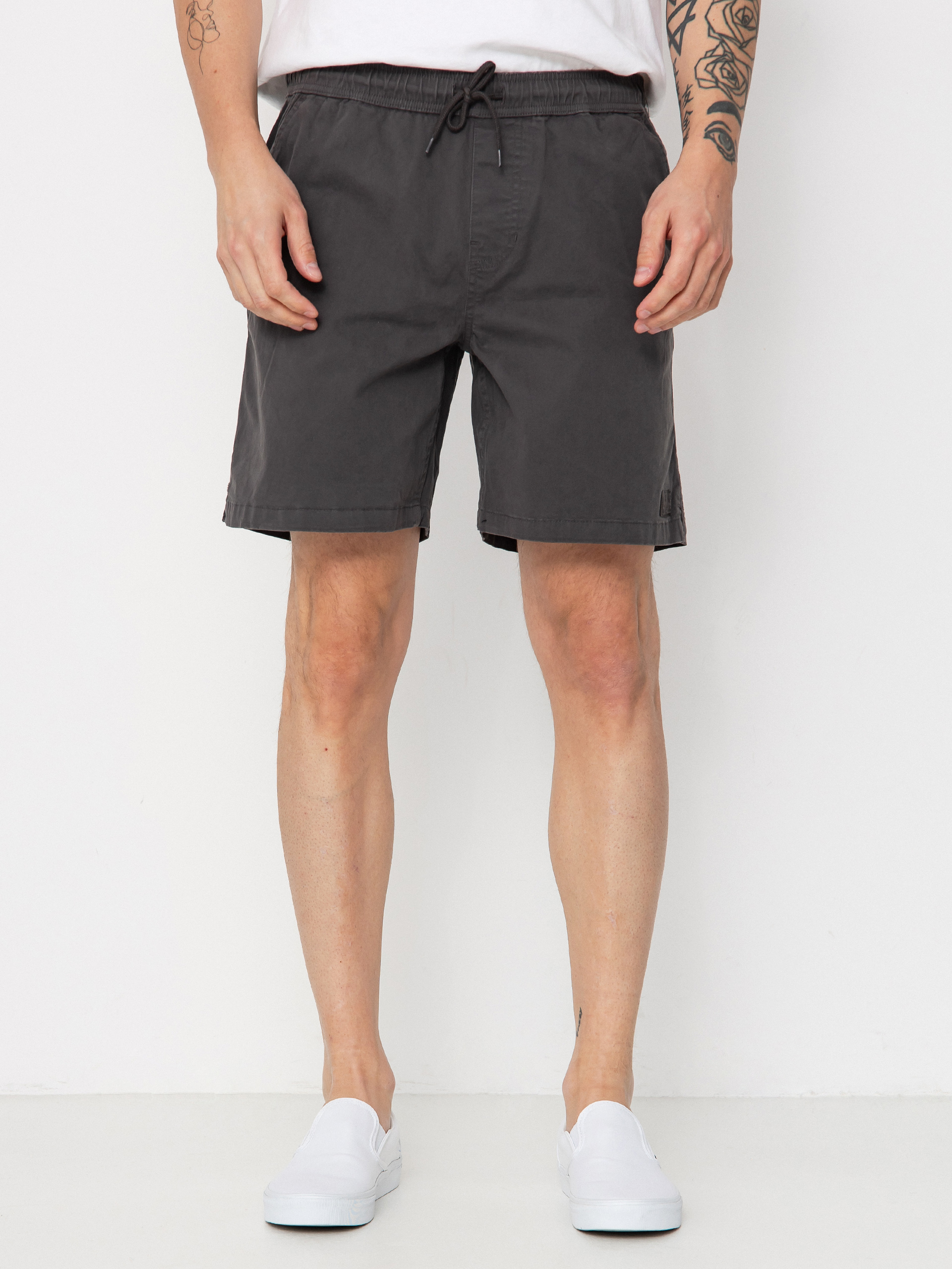 Pantaloni scurți Brixton Everyday Vintage Wash (washed black)