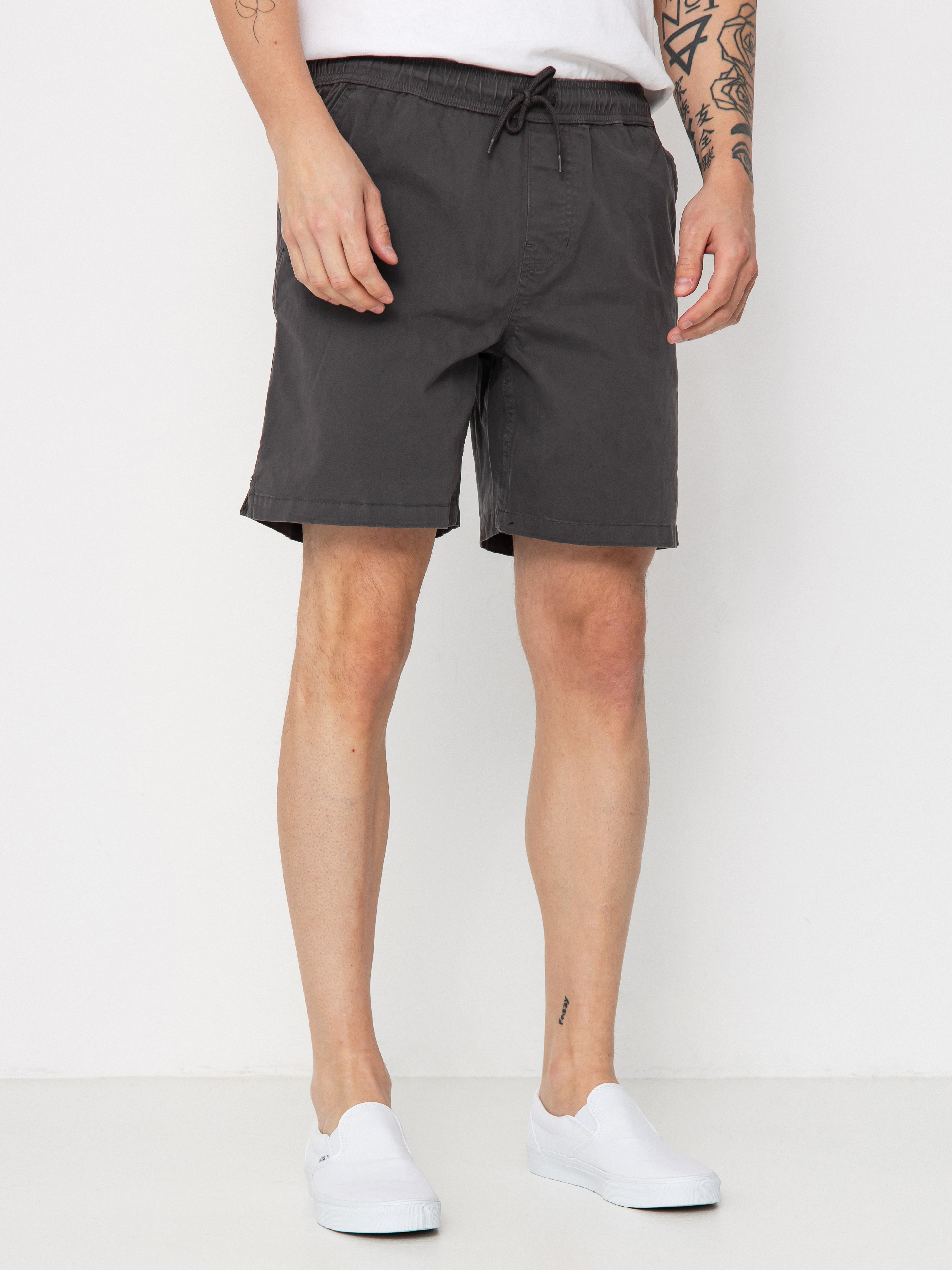 Pantaloni scurți Brixton Everyday Vintage Wash (washed black)