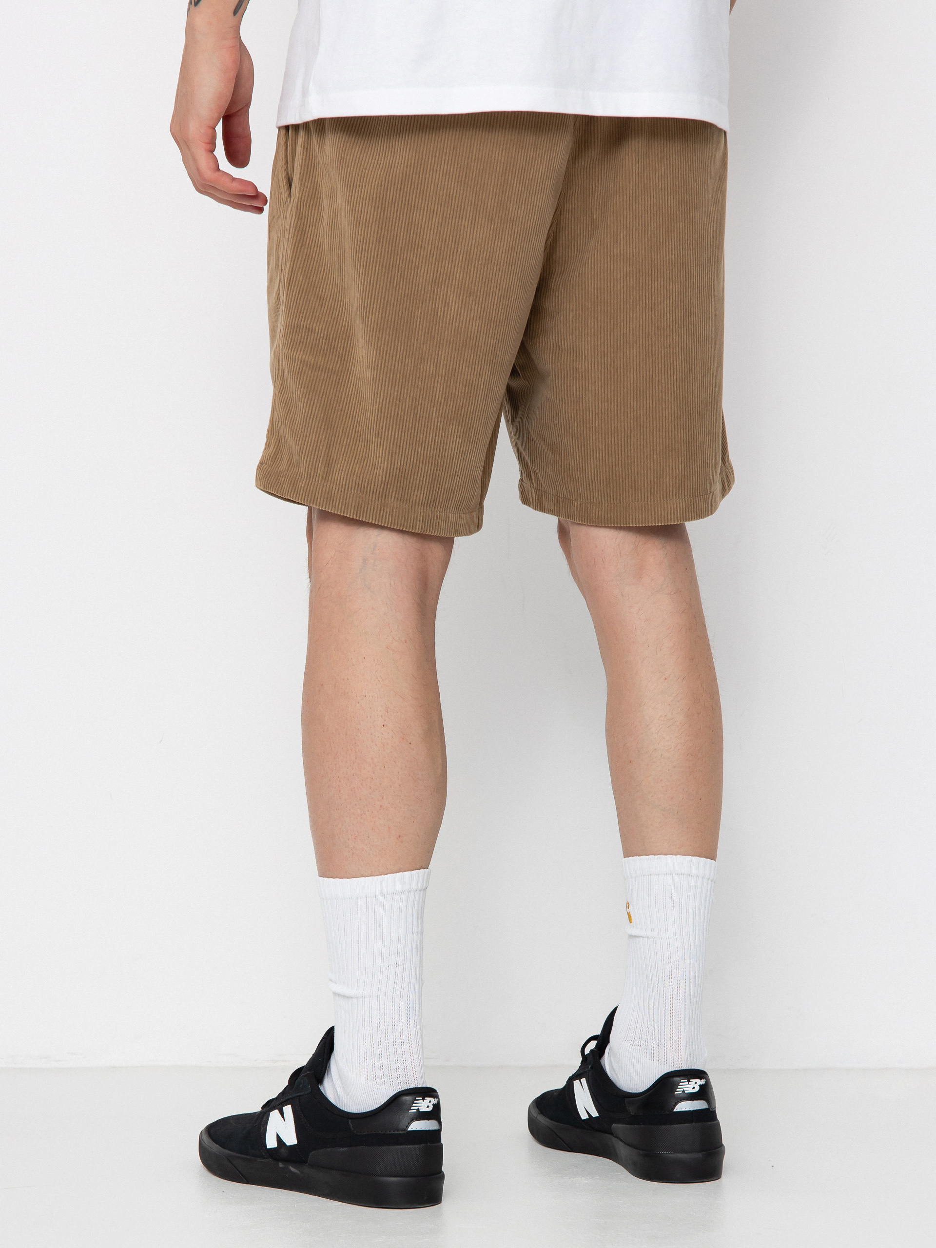 Pantaloni scurți Brixton Everyday Corduroy (khaki)
