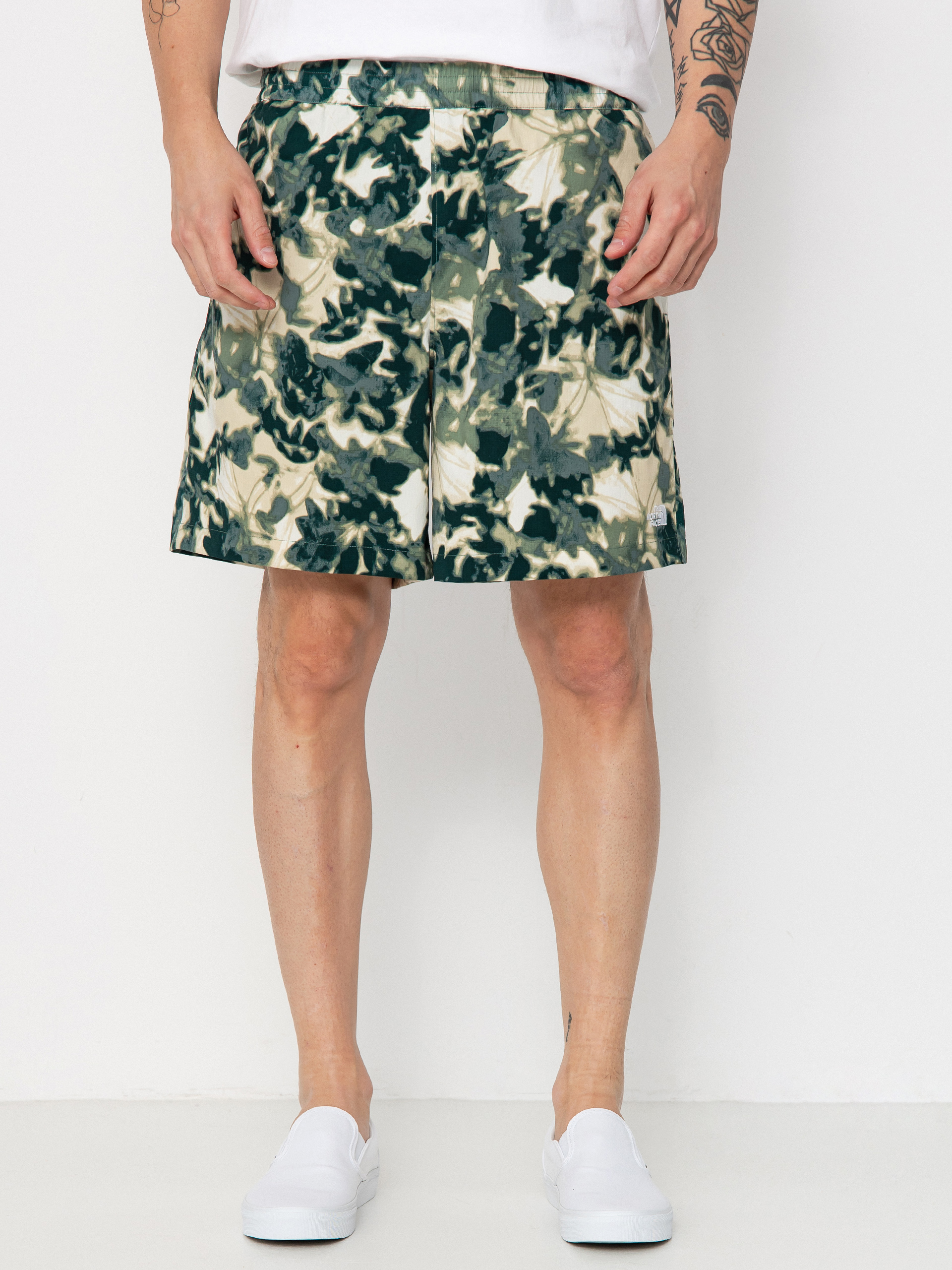 Pantaloni scurți The North Face Class V Pathfinder (duck green/lux print)