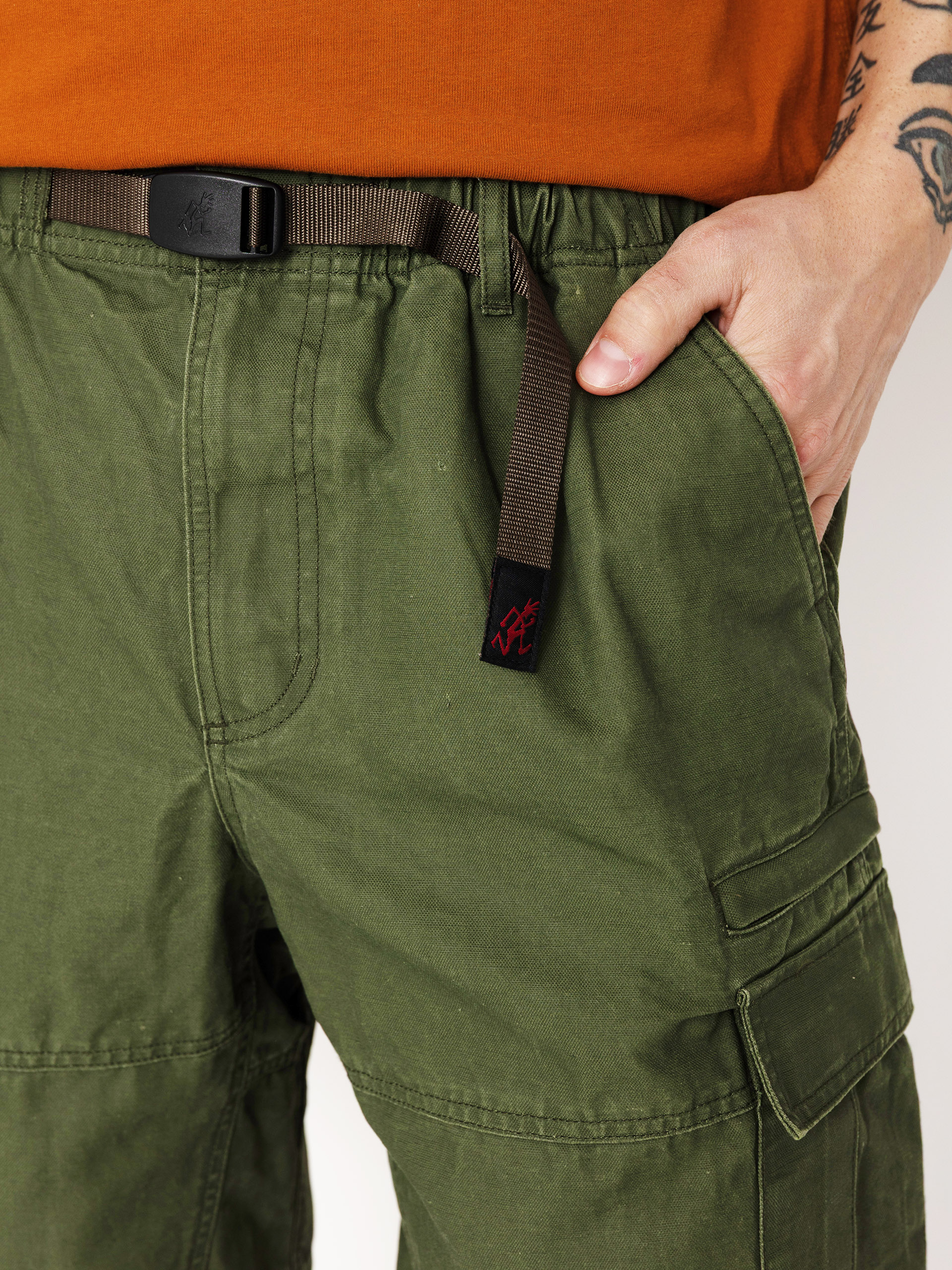 Pantaloni scurți Gramicci Canvas Outback (moss)