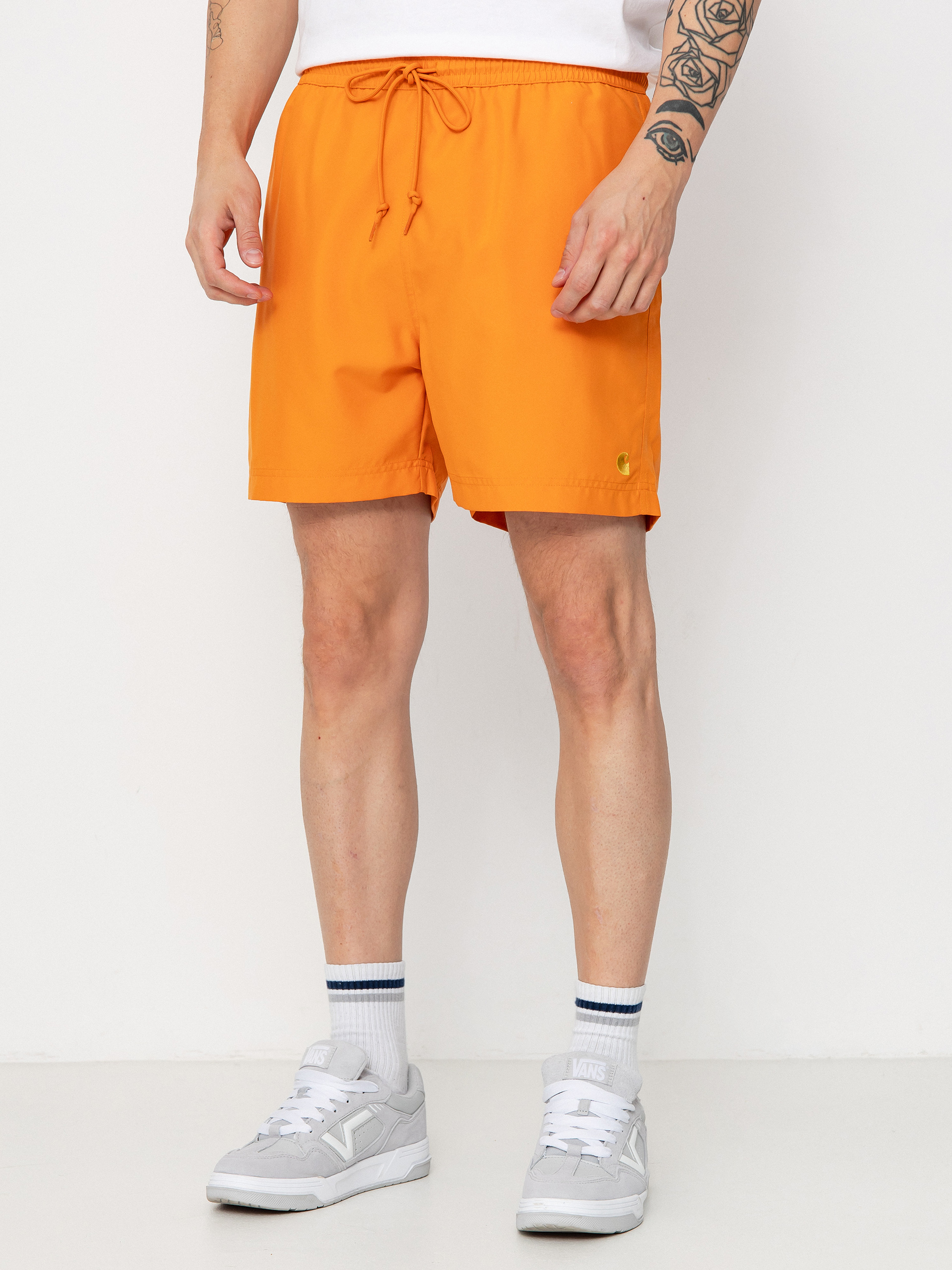 Pantaloni scuru021bi Carhartt WIP Chase Swim (pumpkin/gold)