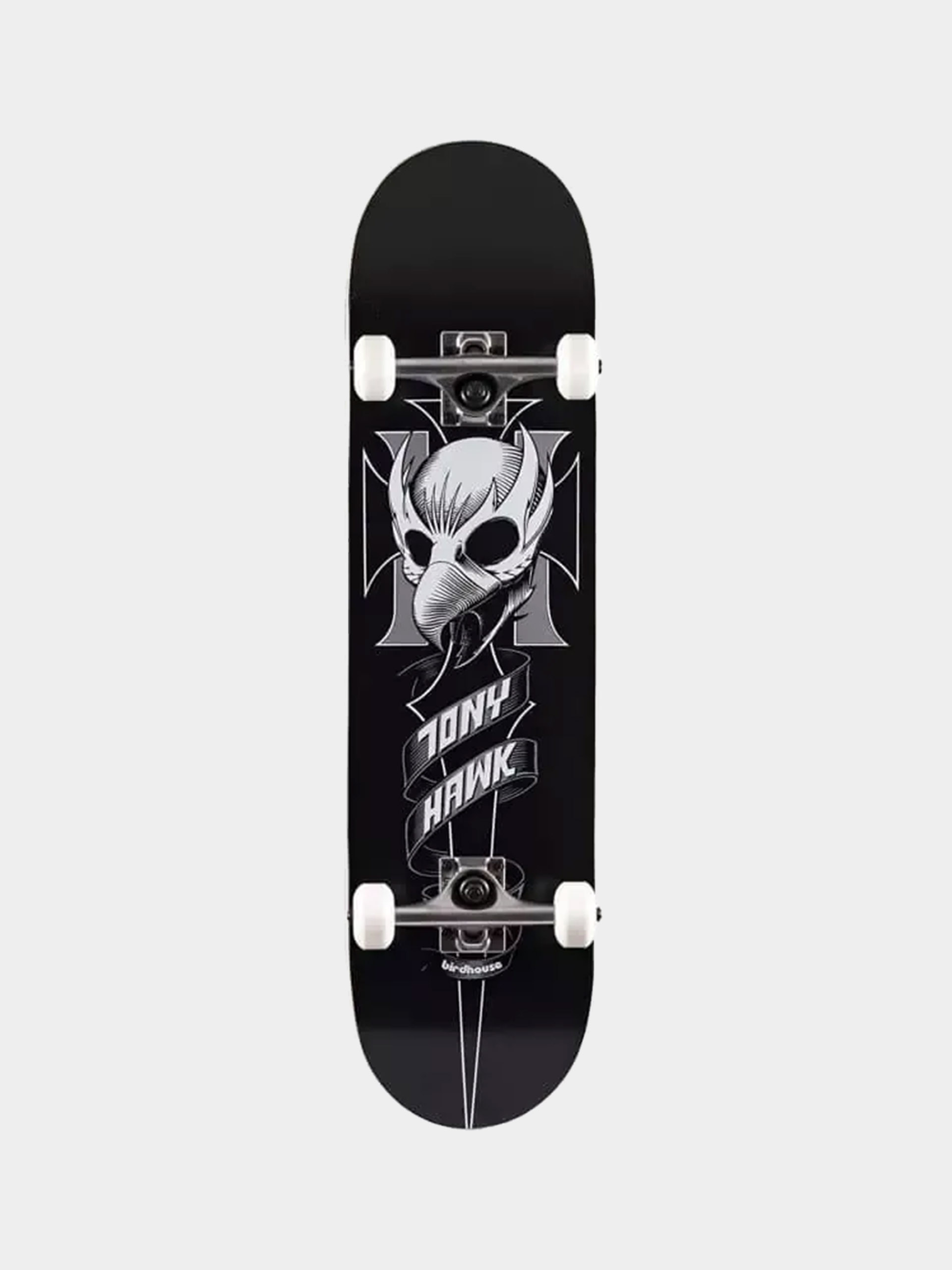 Skateboard Birdhouse Hawk Crest (black)