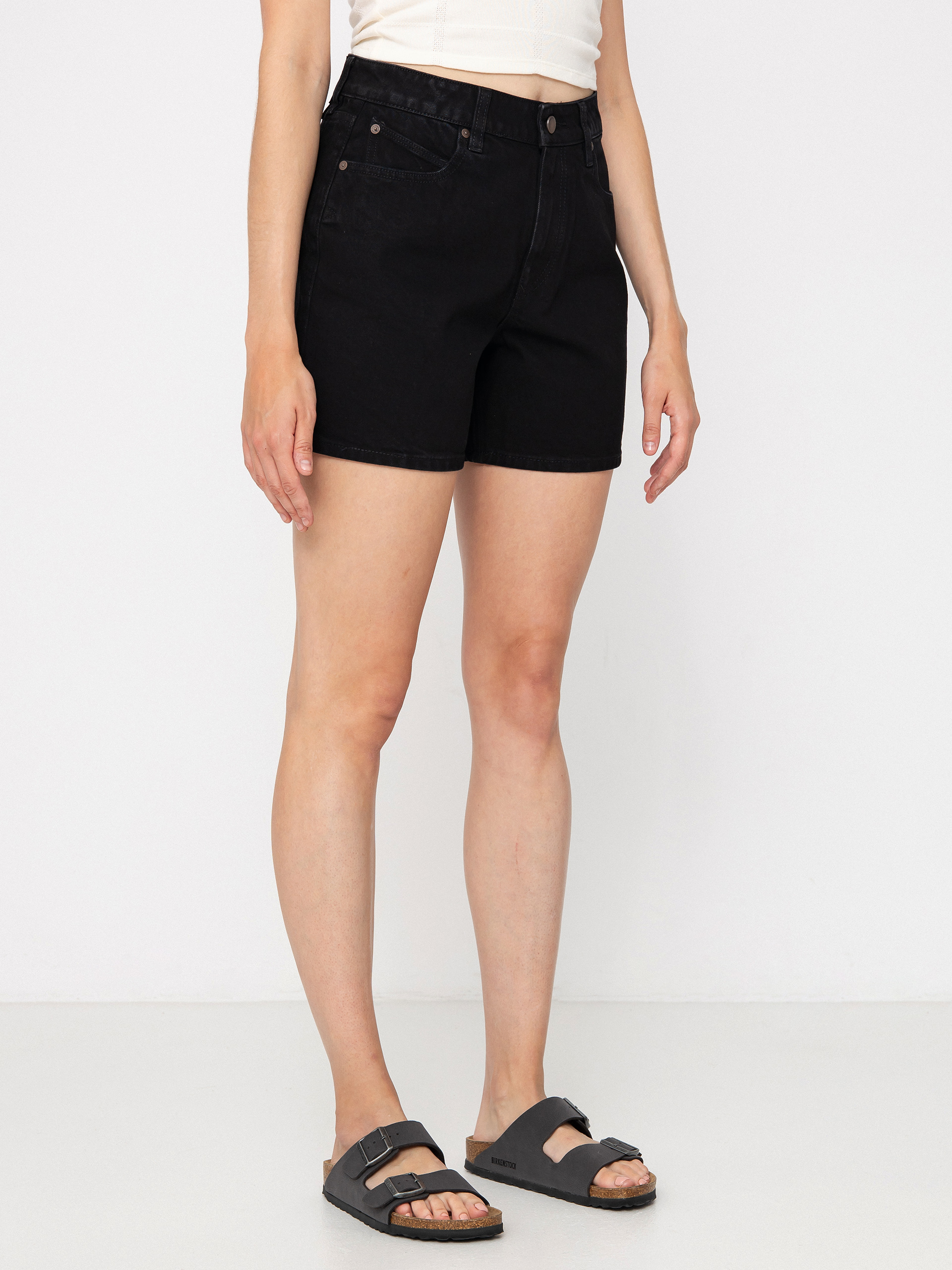 Pantaloni scurți Volcom Stoned Bf Wmn (black)