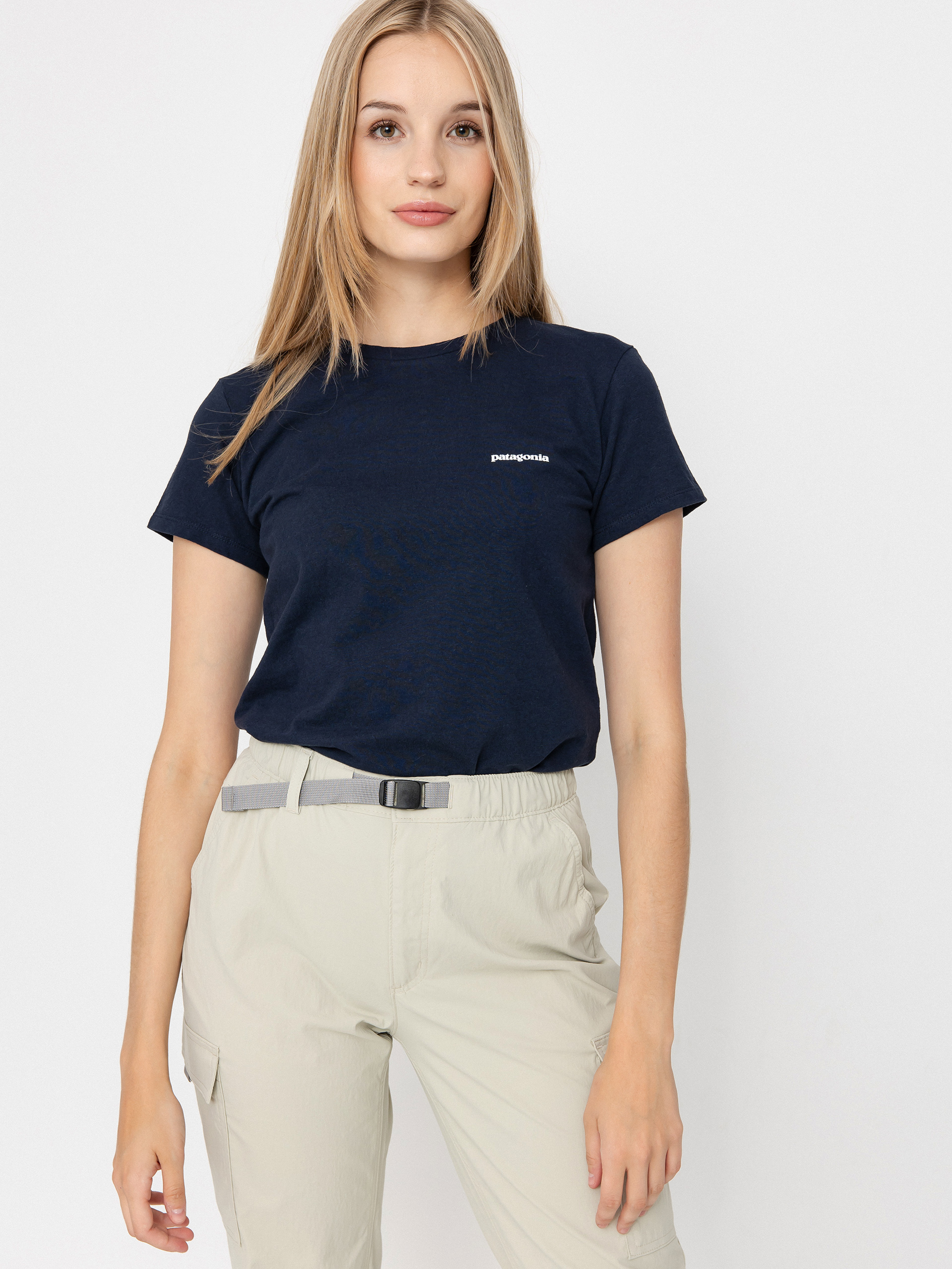 Tricou Patagonia P 6 Logo Responsibili Wmn (new navy)