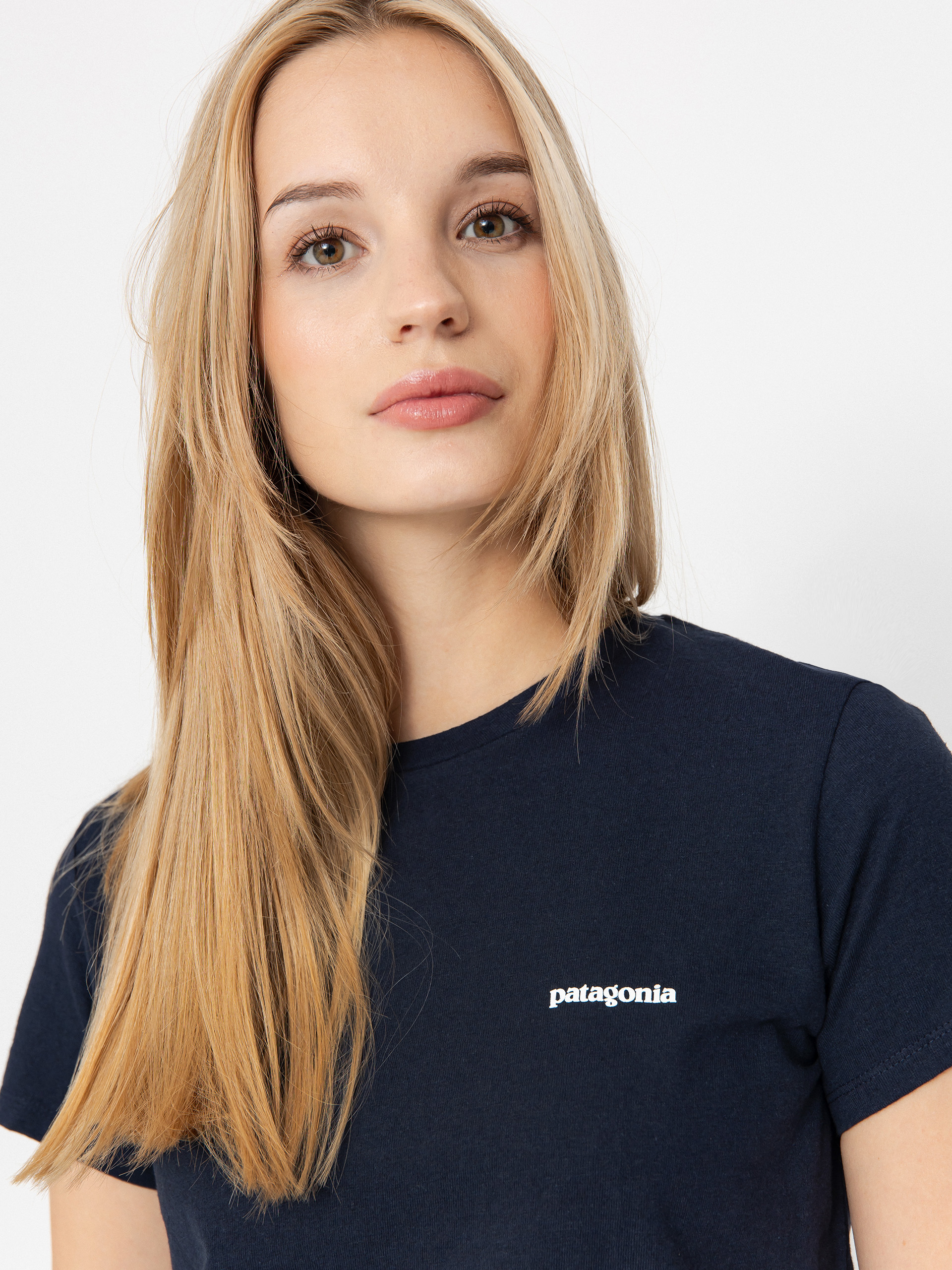 Tricou Patagonia P 6 Logo Responsibili Wmn (new navy)