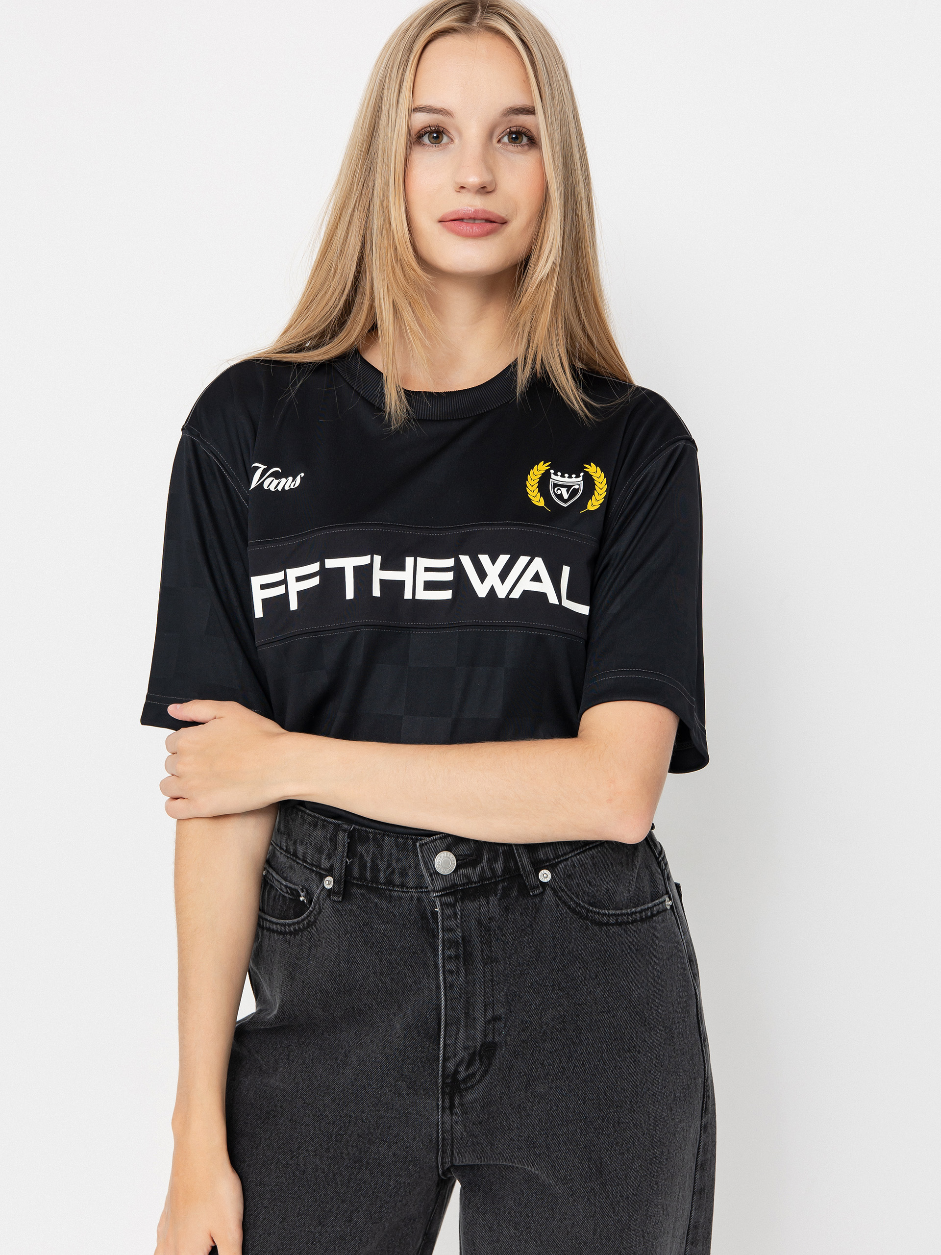 Tricou Vans Stevies Sports Jersey Wmn (black)