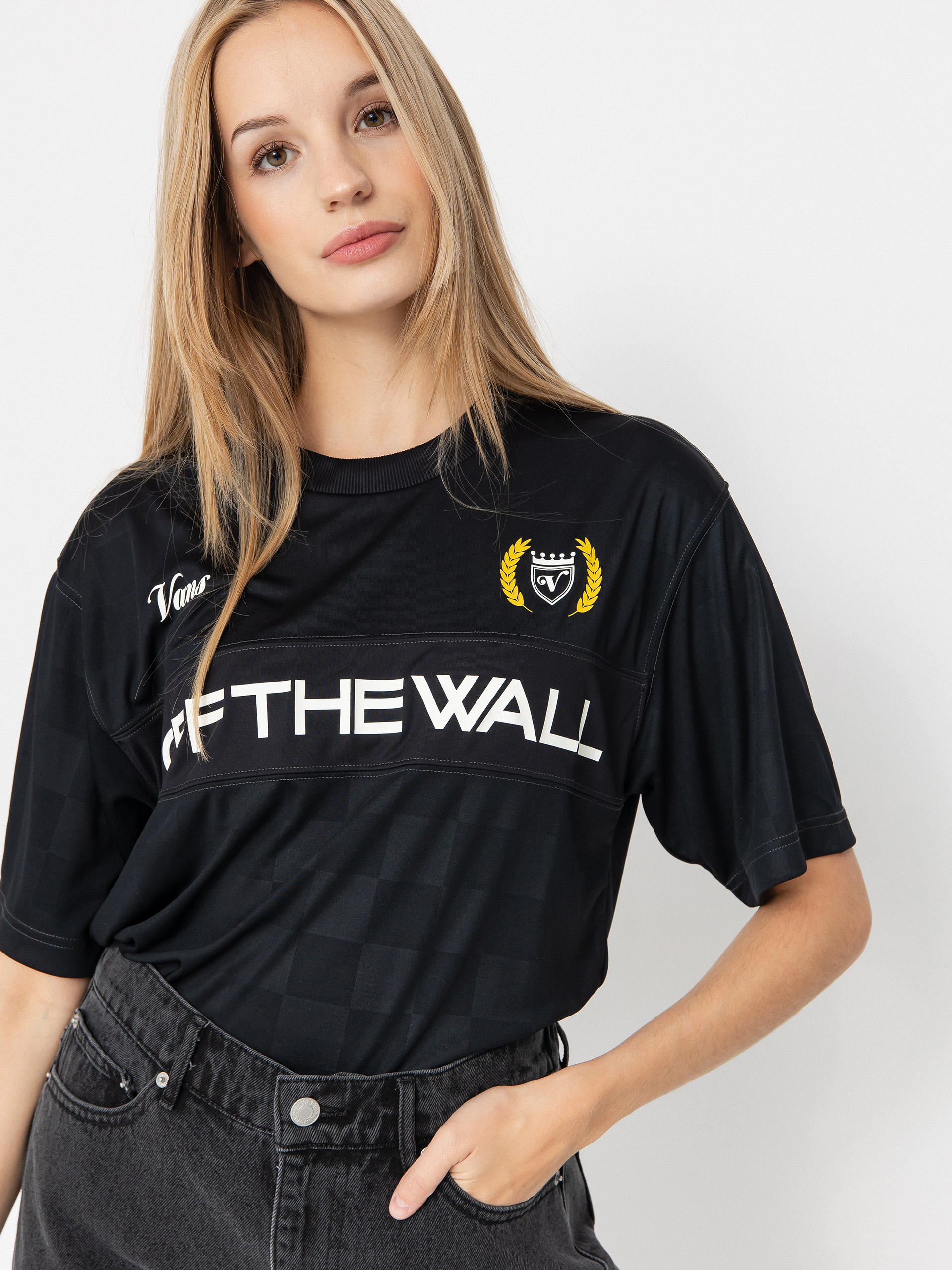 Tricou Vans Stevies Sports Jersey Wmn (black)