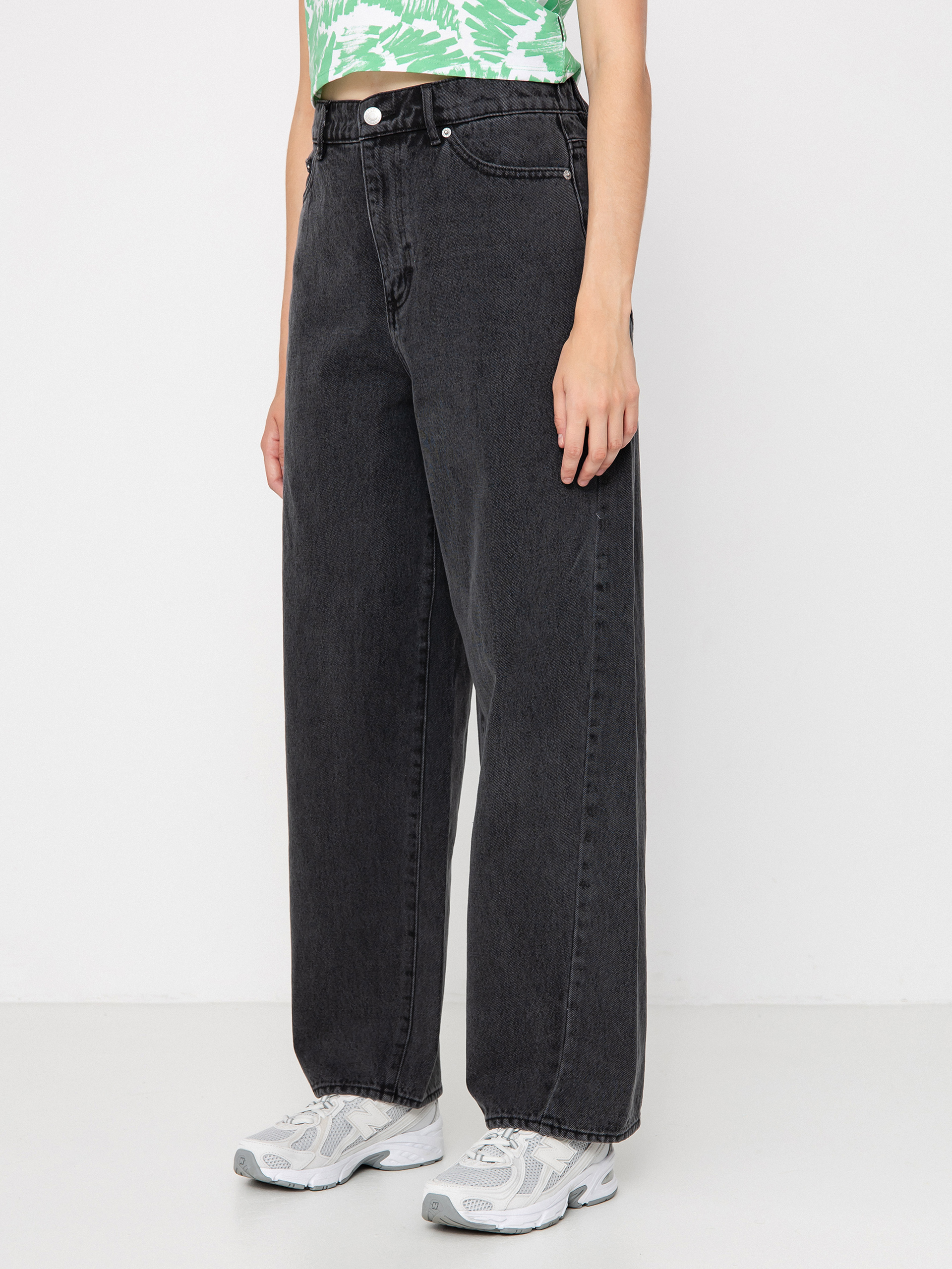 Pantaloni OBEY Leah III Baggy Denim Wmn (black ash)