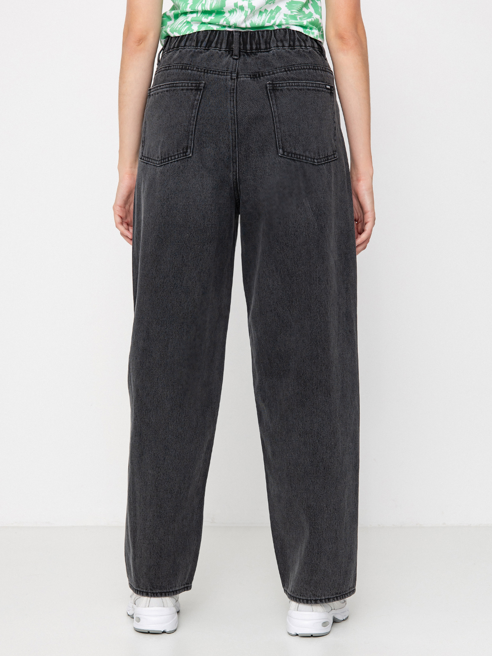 Pantaloni OBEY Leah III Baggy Denim Wmn (black ash)