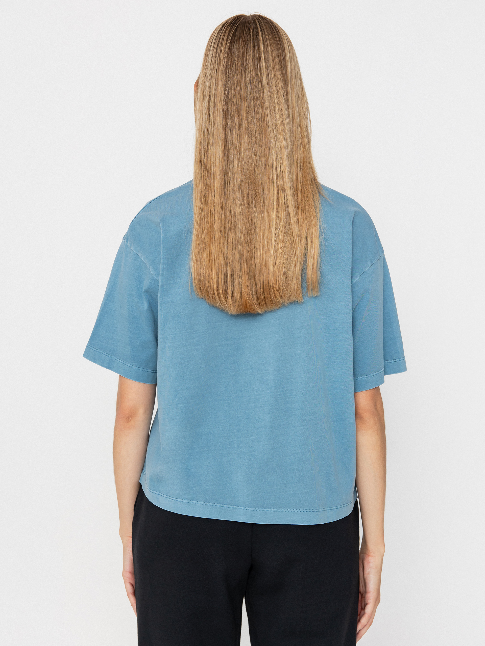 Tricou Carhartt WIP Nelson Wmn (clay blue)