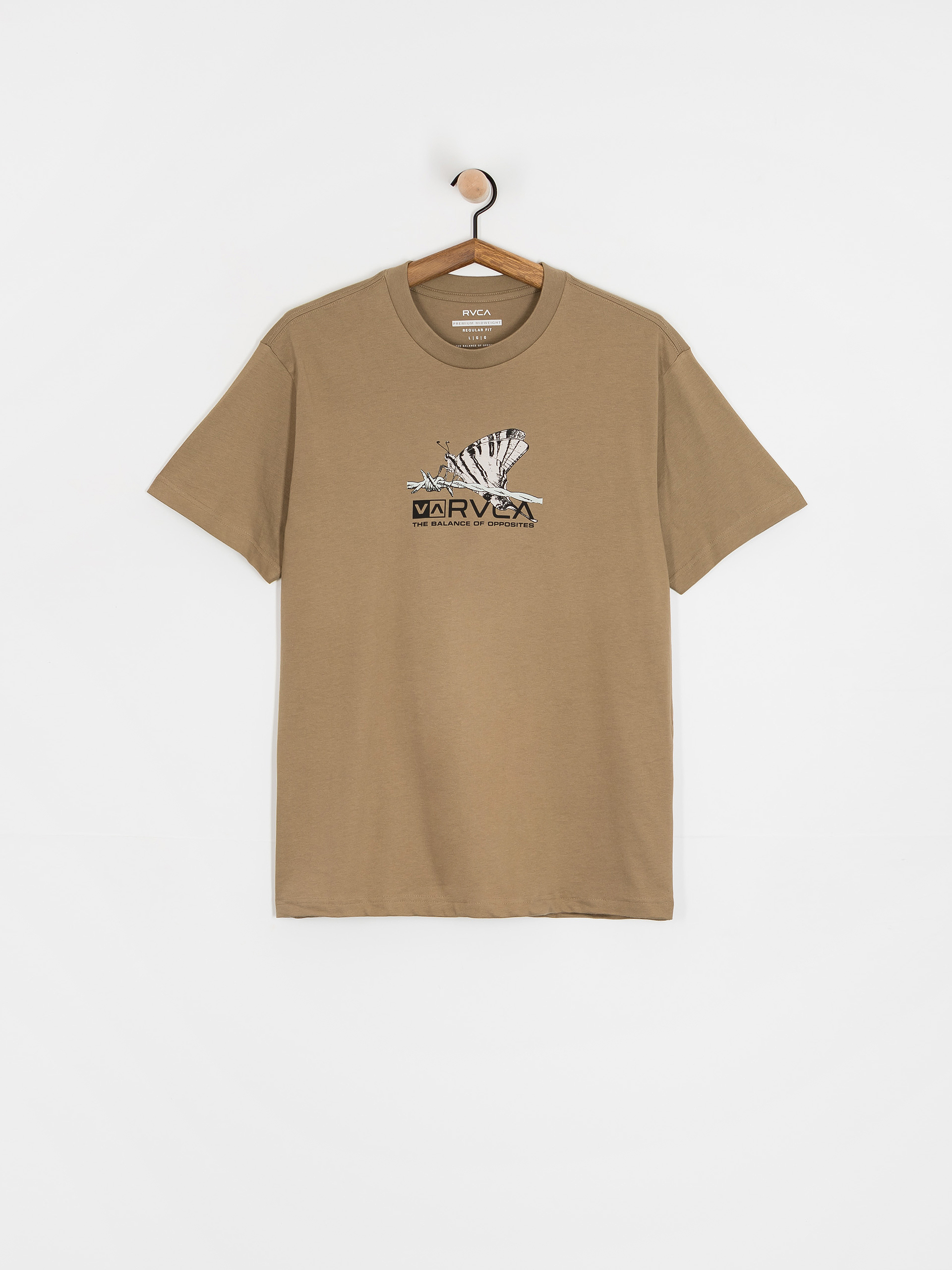 Tricou RVCA Natural Science (coyote)