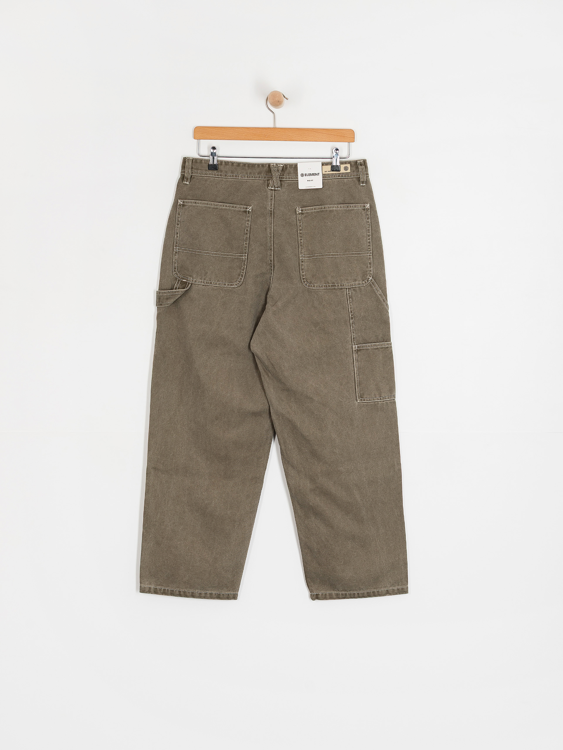 Pantaloni Element Carpenter Canvas (stone gray)