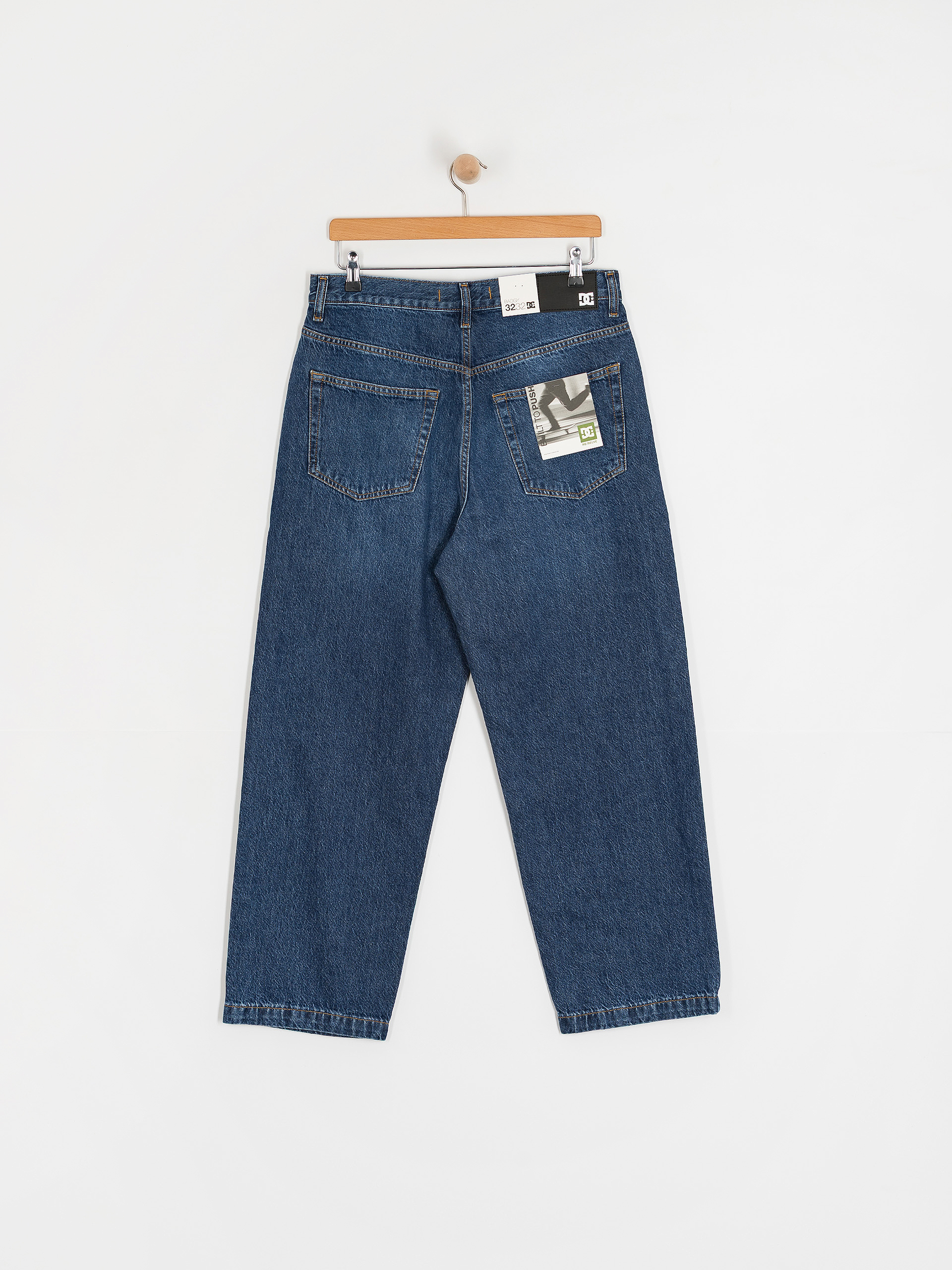 Pantaloni DC Worker Baggy Denim Rsi (stone indigo)