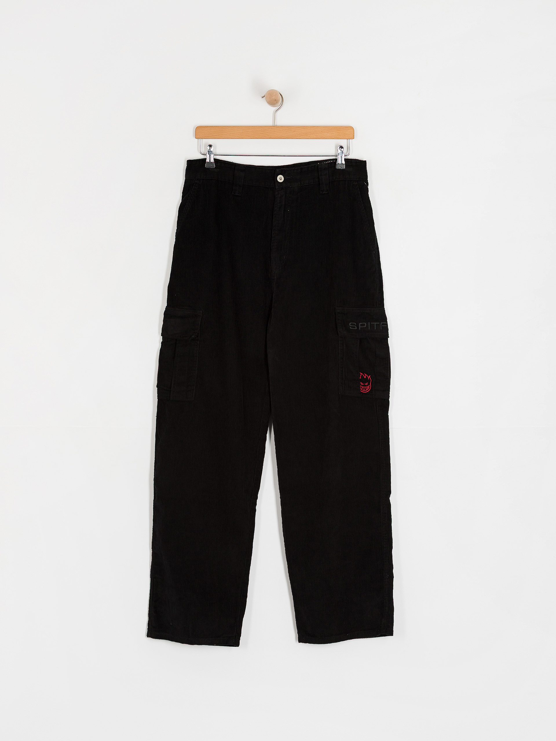 Pantaloni Spitfire Classic 87 Corduroy Cargo (black)