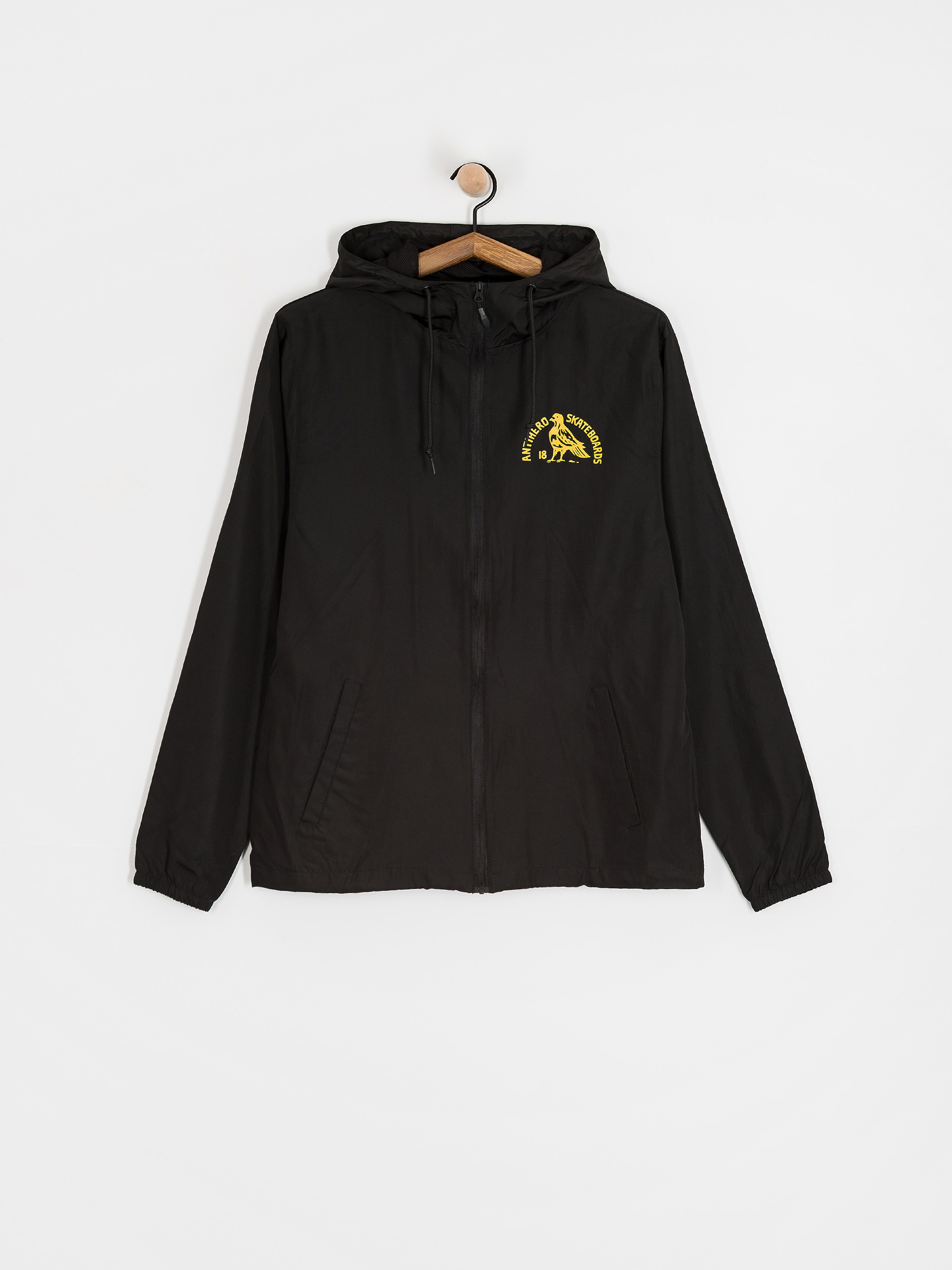 Geacă Antihero Rock Dove (black w/yellow prints)