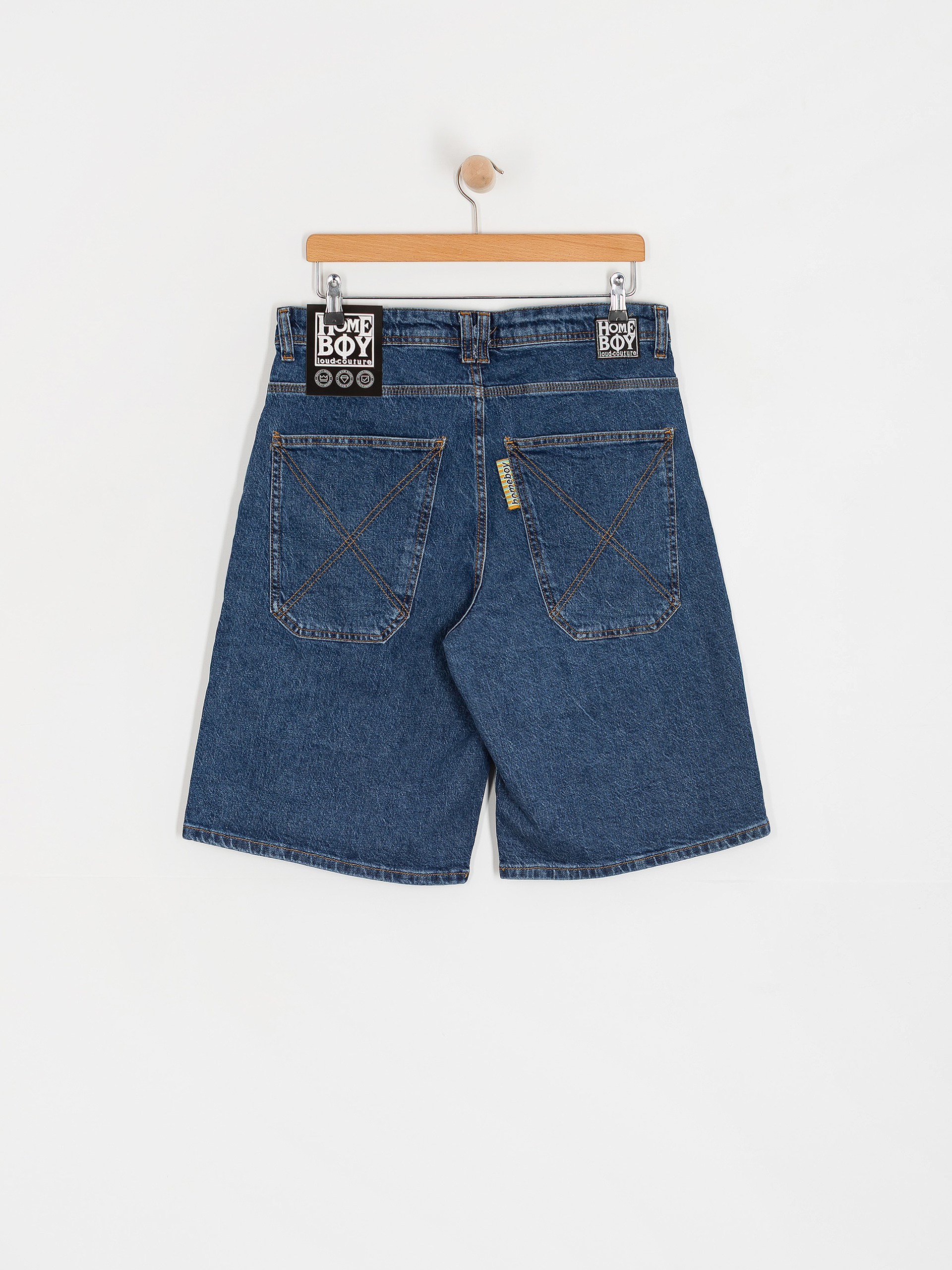 Pantaloni scurți Homeboy X Tra Monster (washed blue)