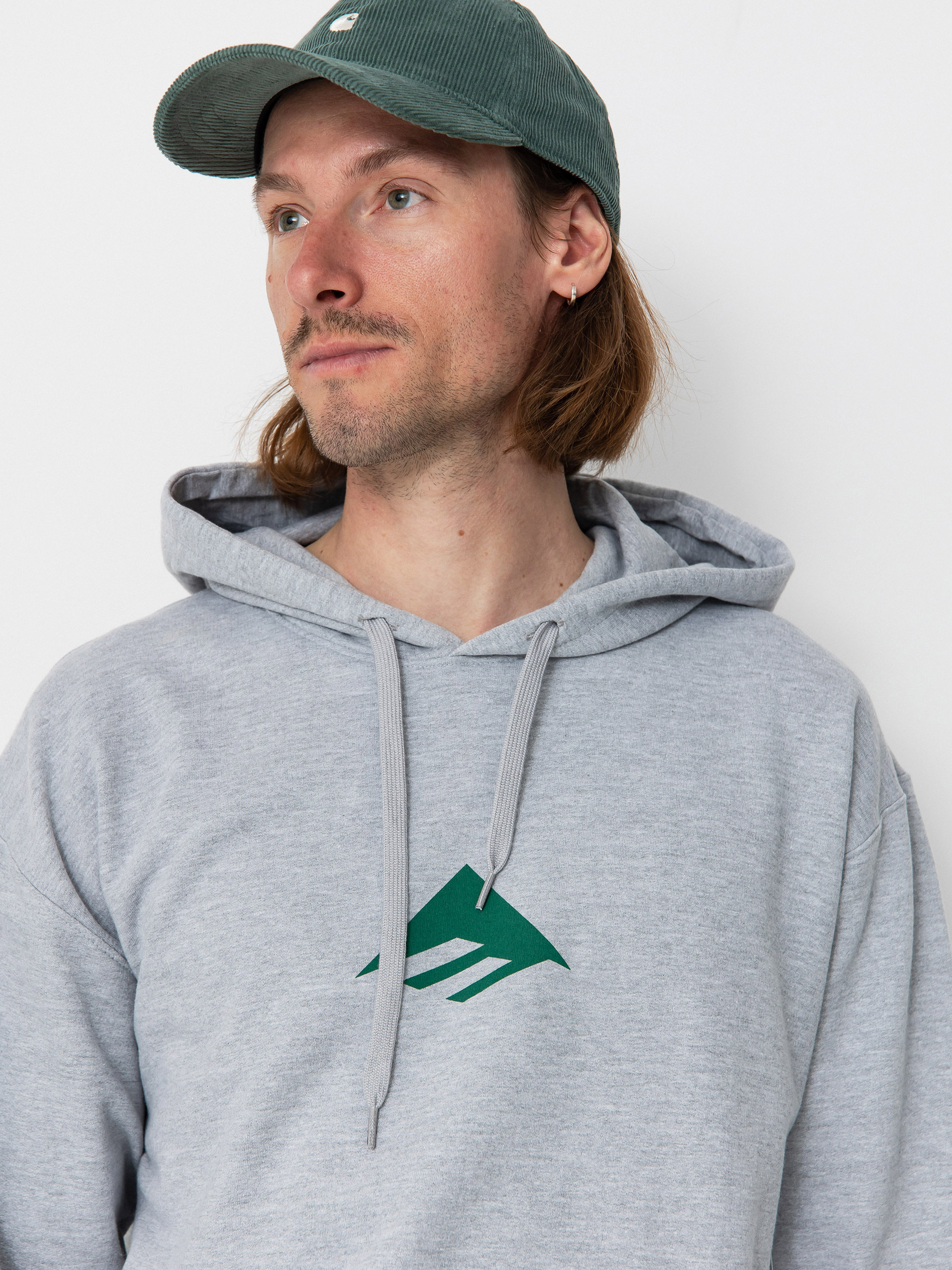 Hanorac cu glugă Emerica Triangle HD (grey/heather)