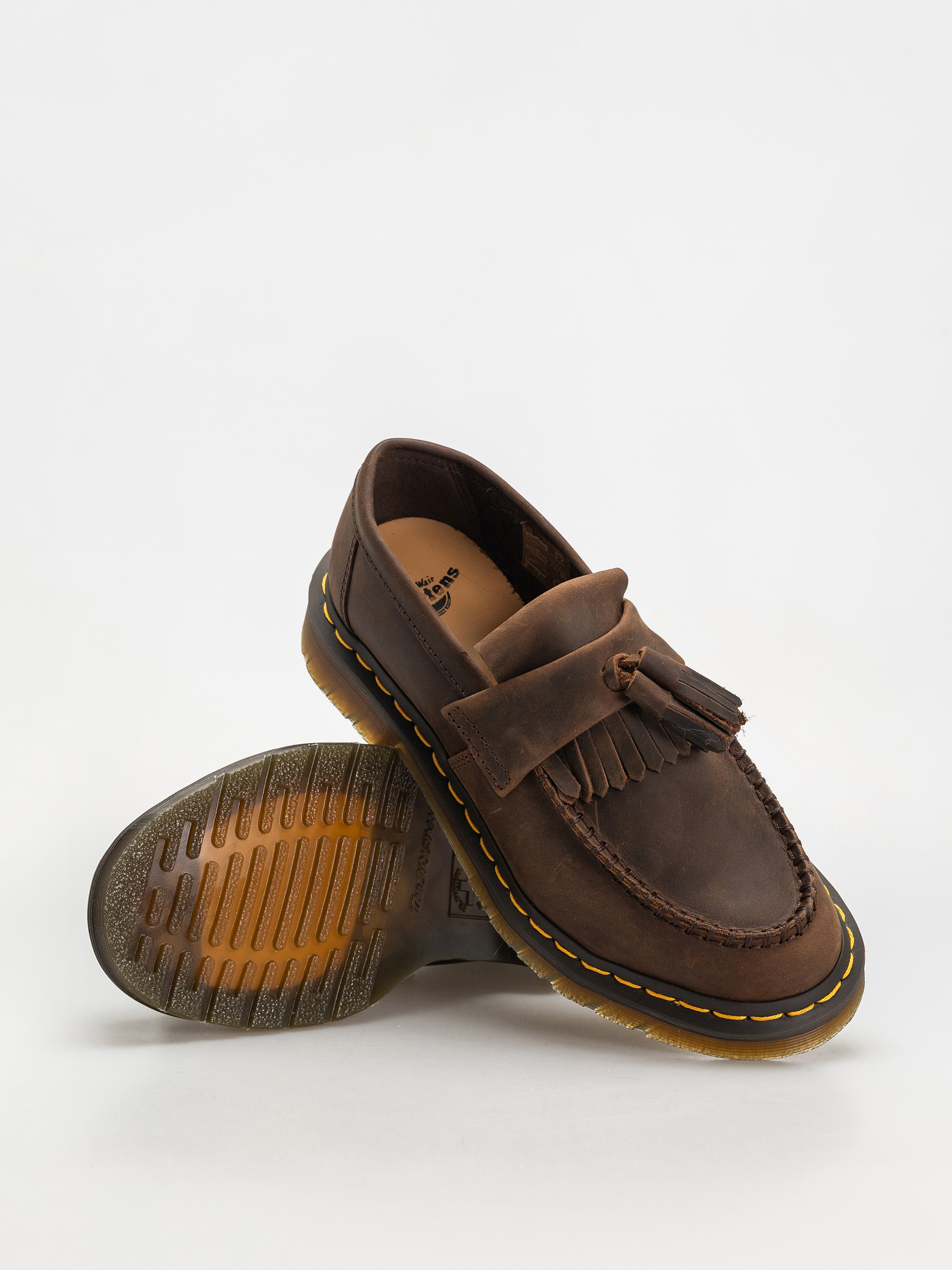 Pantofi Dr. Martens Adrian Tassel Loafer (dark brown crazy horse)