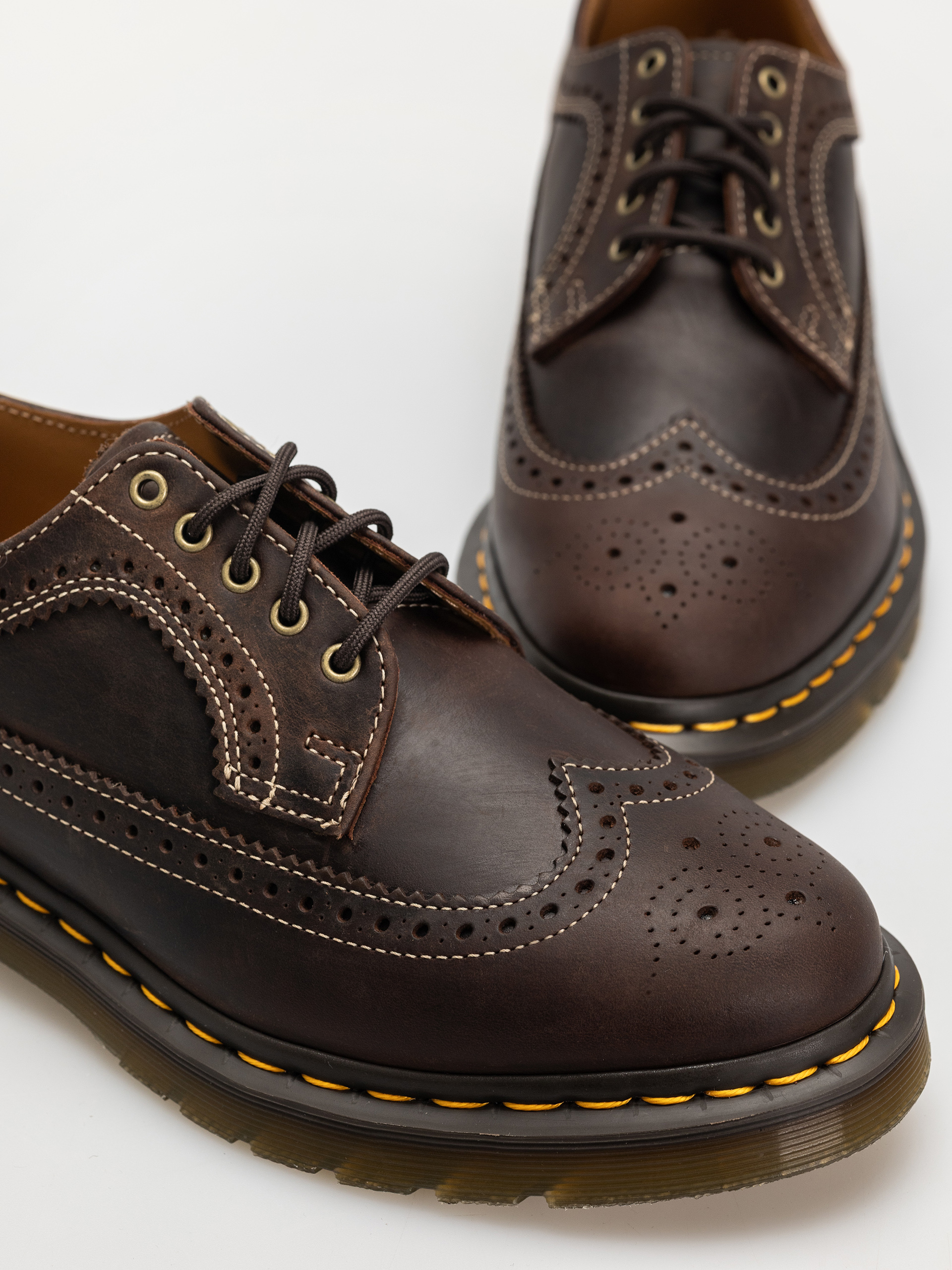 Pantofi Dr. Martens 3989 YS (dark brown crazy horse)