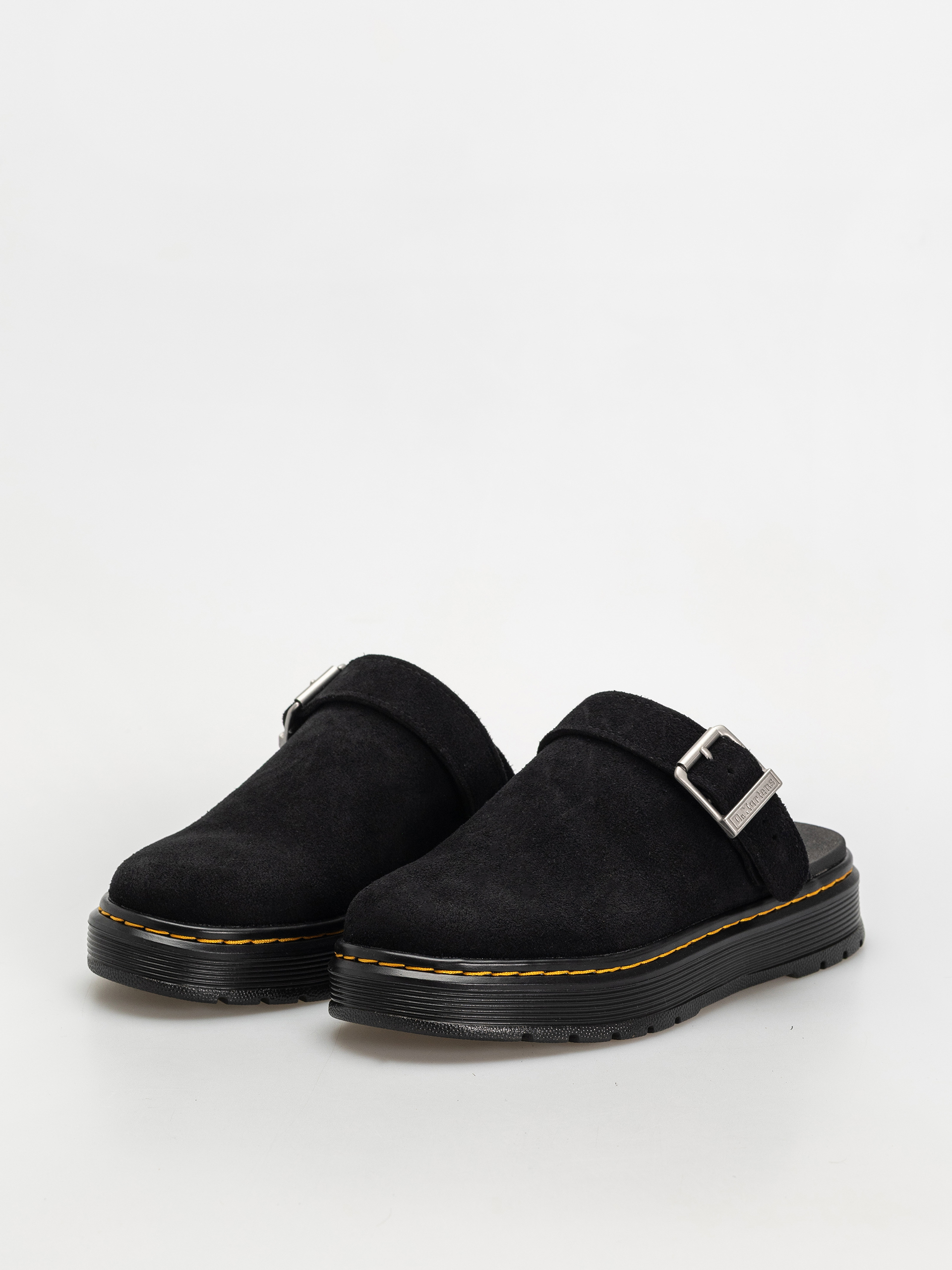 Pantofi Dr. Martens Brookline Mule (black bronx suede)
