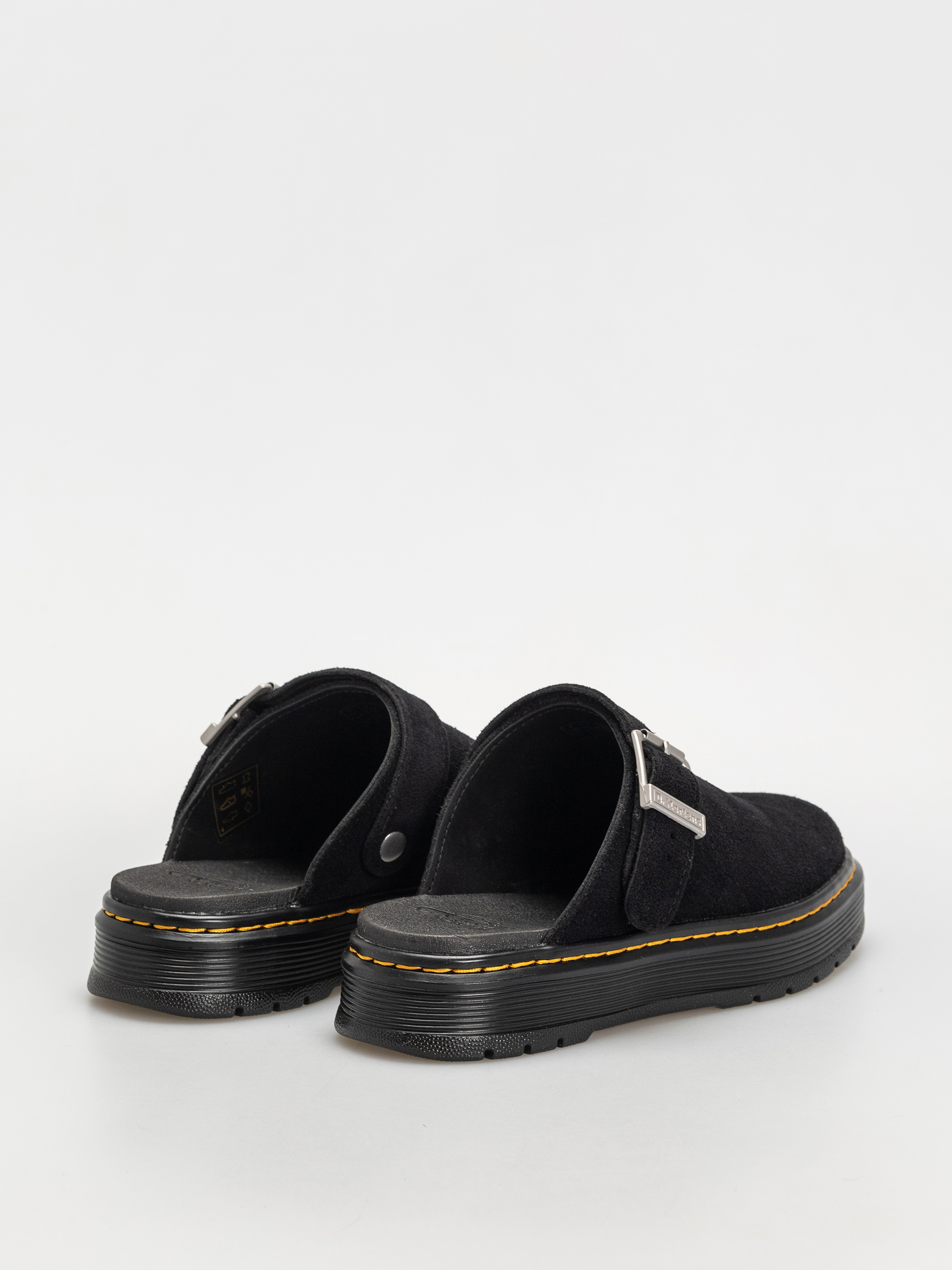 Pantofi Dr. Martens Brookline Mule (black bronx suede)