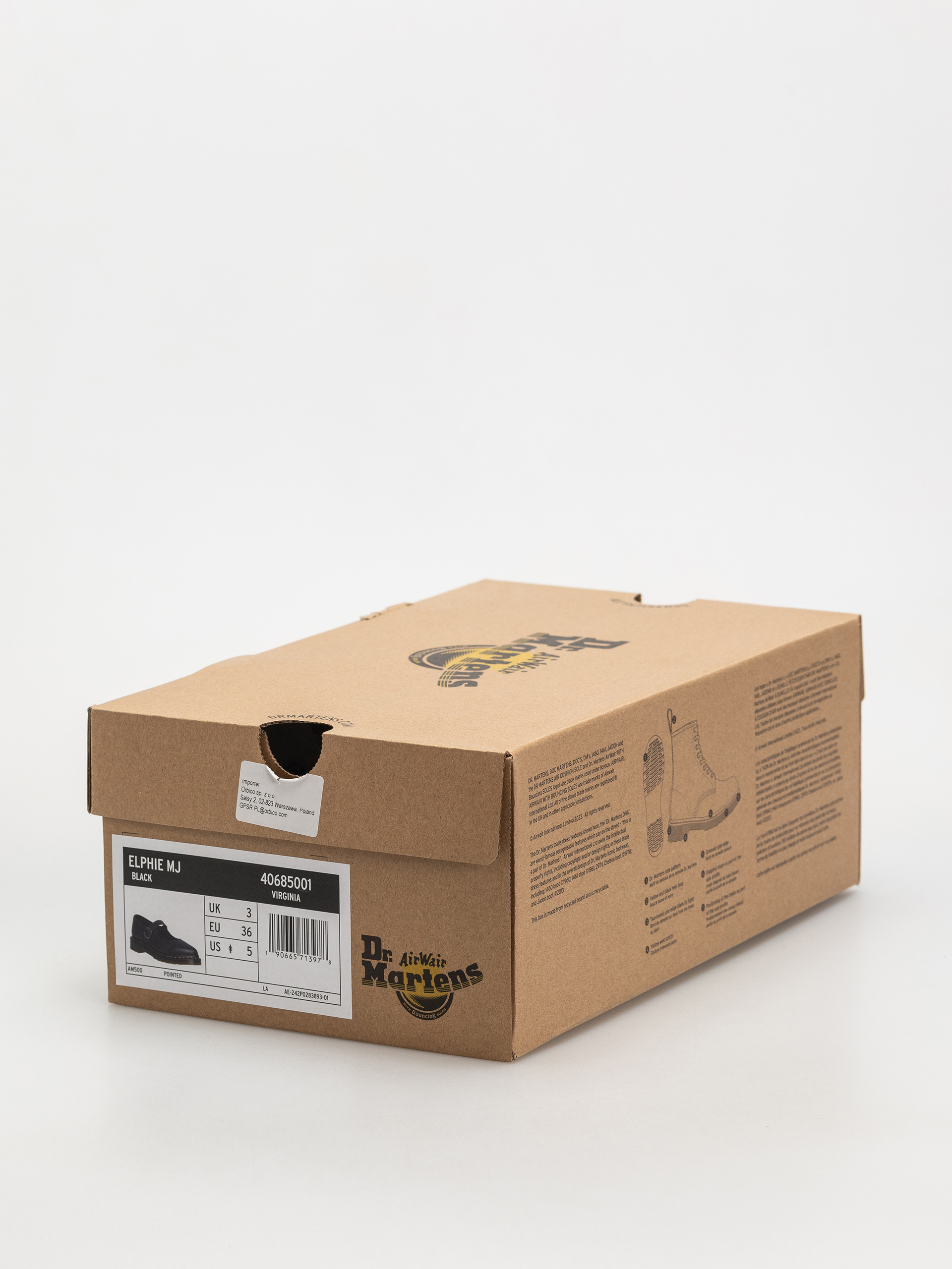 Pantofi Dr. Martens Elphie Mary Jane Wmn (black virginia)